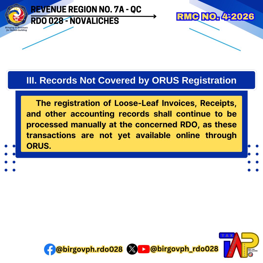 BIR Revenue... - BIR Revenue District Office 028 - Novaliches