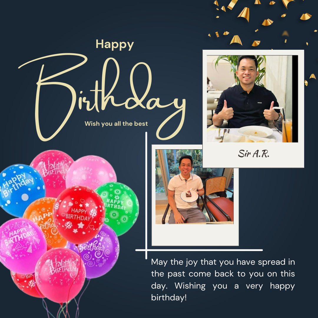 B2B - Happy Birthday to Our AVP Operations, Sir Andrei! Your quiet ...
