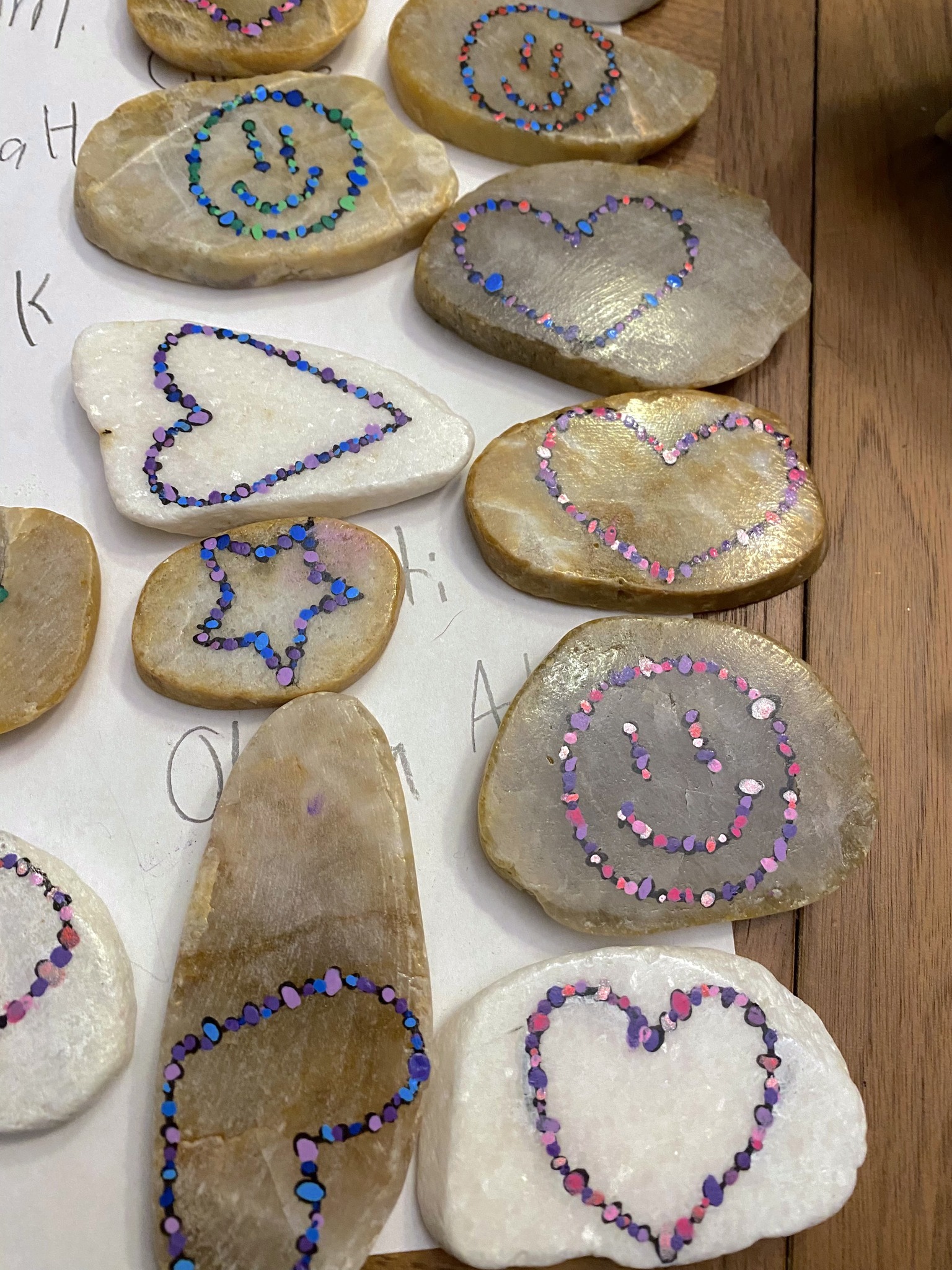 Rock - My daughter has done painted rocks quite a few times to hand out ...