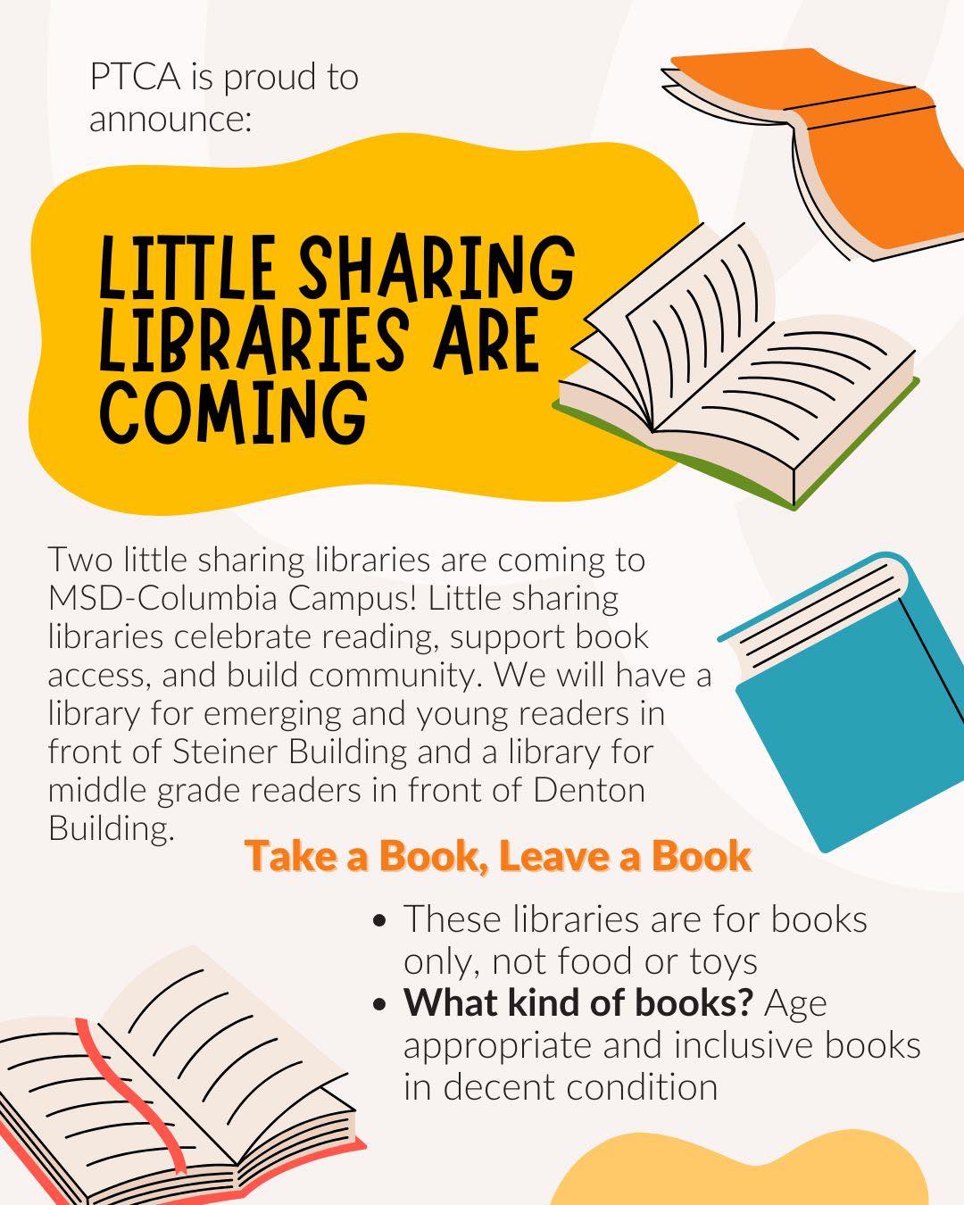 MSD - We’re excited to announce that Little Sharing Libraries are ...