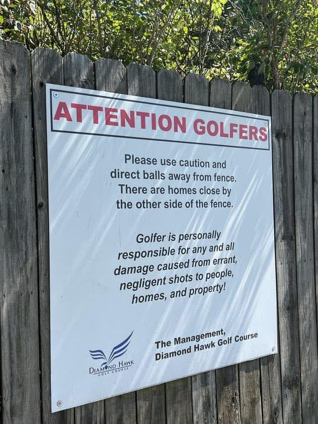 Alex - Is it right that golfers are held responsible for damage to ...