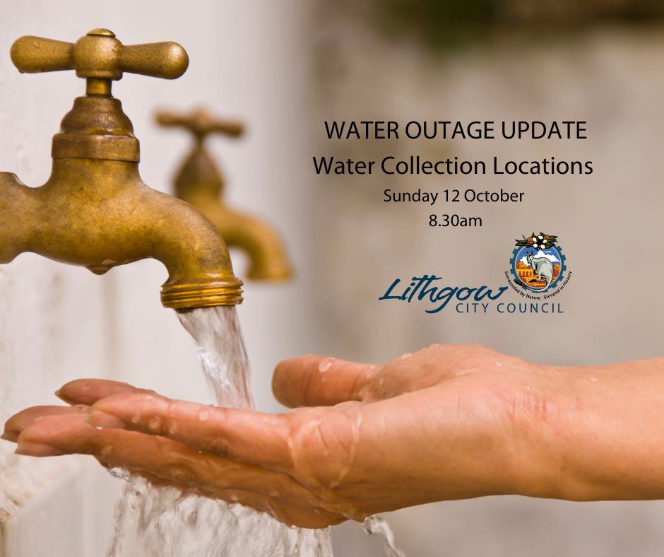 Lithgow - Sunday Water Collection Locations - Showgrounds and Emora ...