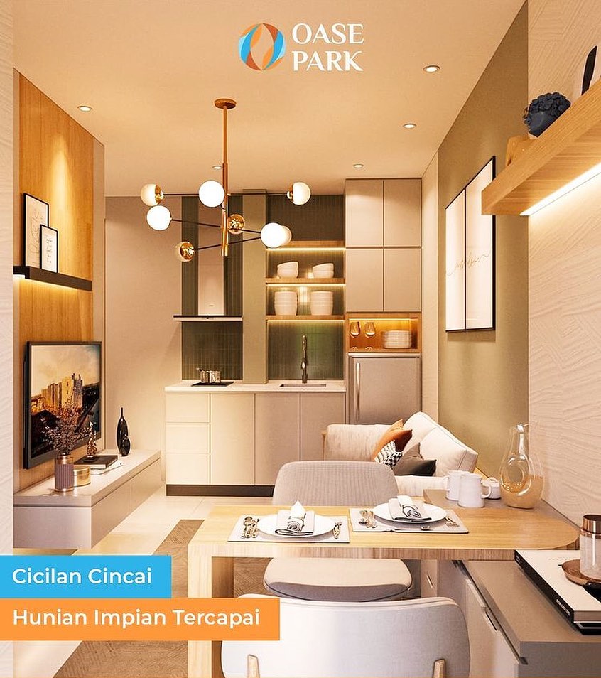 Apartemen OASE PARK Ciputat - Inspirasi interior design dari tampilan ...