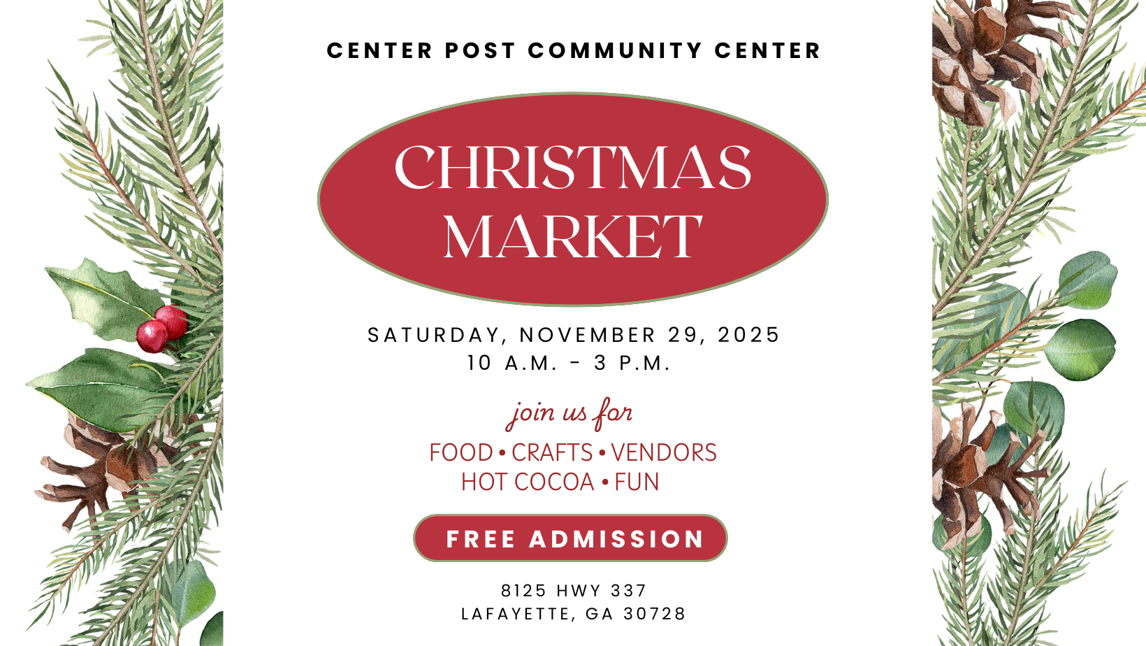 Center Post Community Center | LaFayette GA