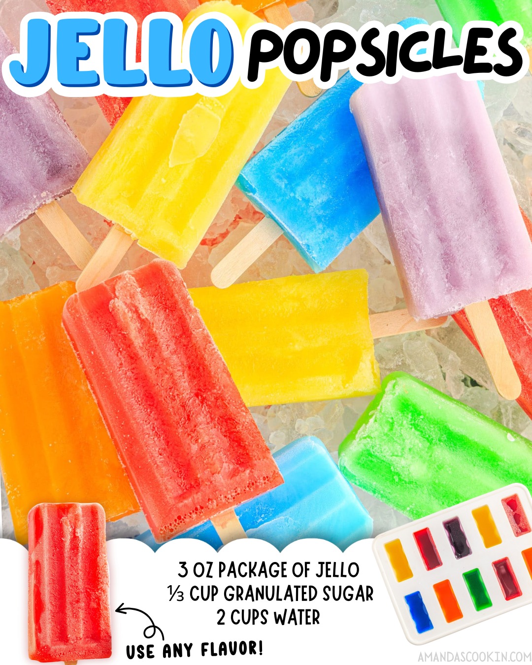 Things - JELLO POPSICLES ☀️ Mix and match the flavors for a rainbow of ...