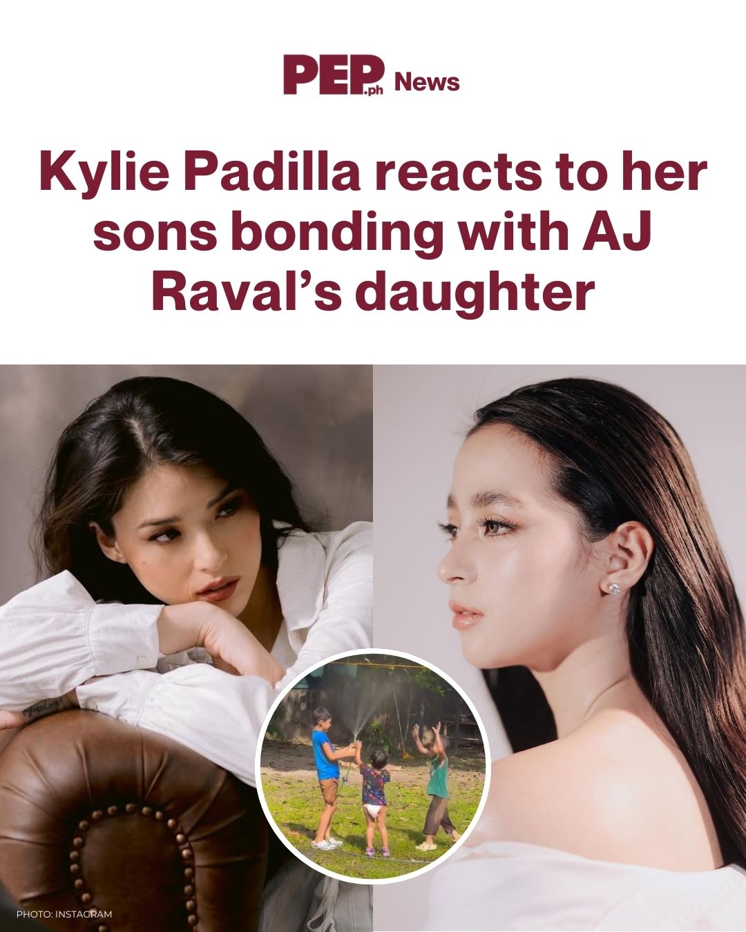 pep.ph - Kylie Padilla on AJ Raval’s video of daughter Alkina with her ...