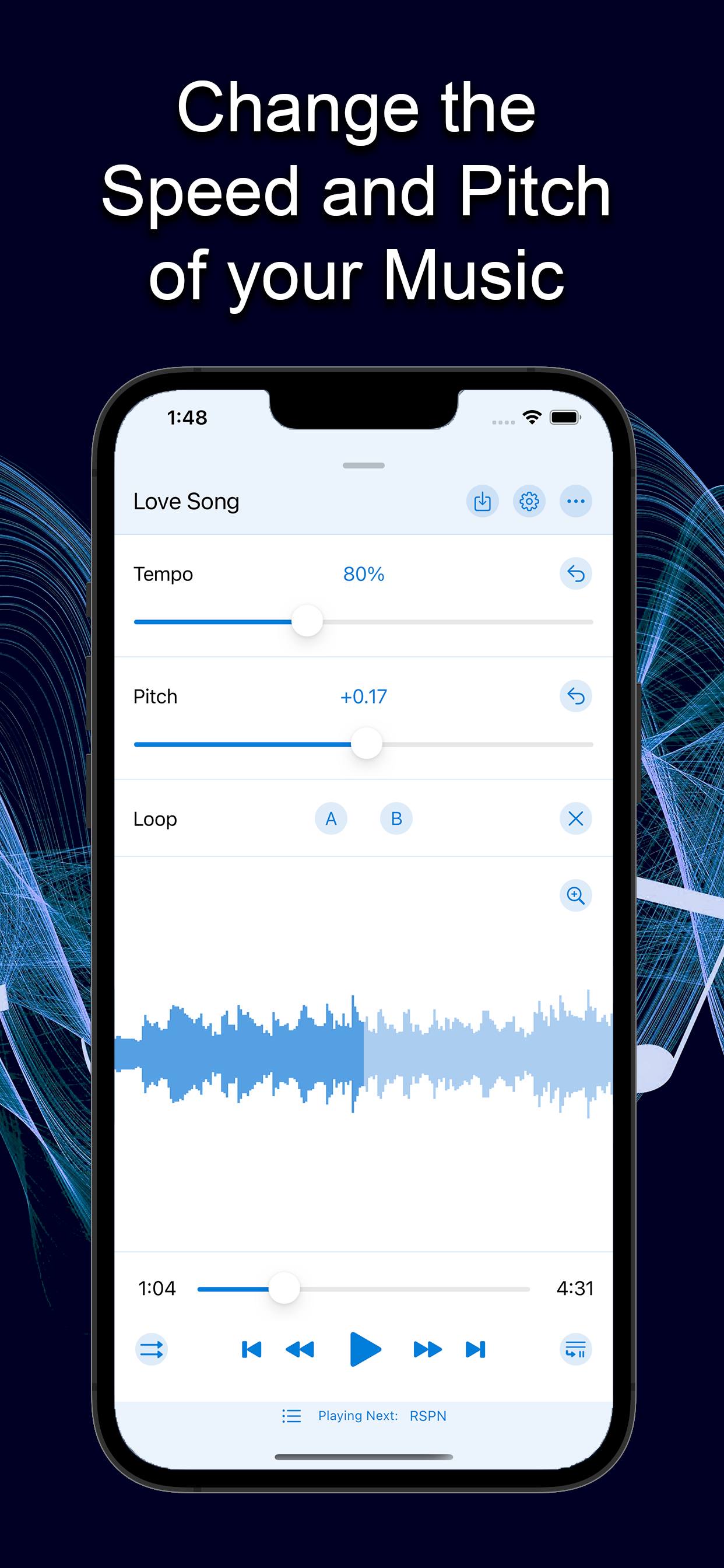 Music Speed Changer iOS