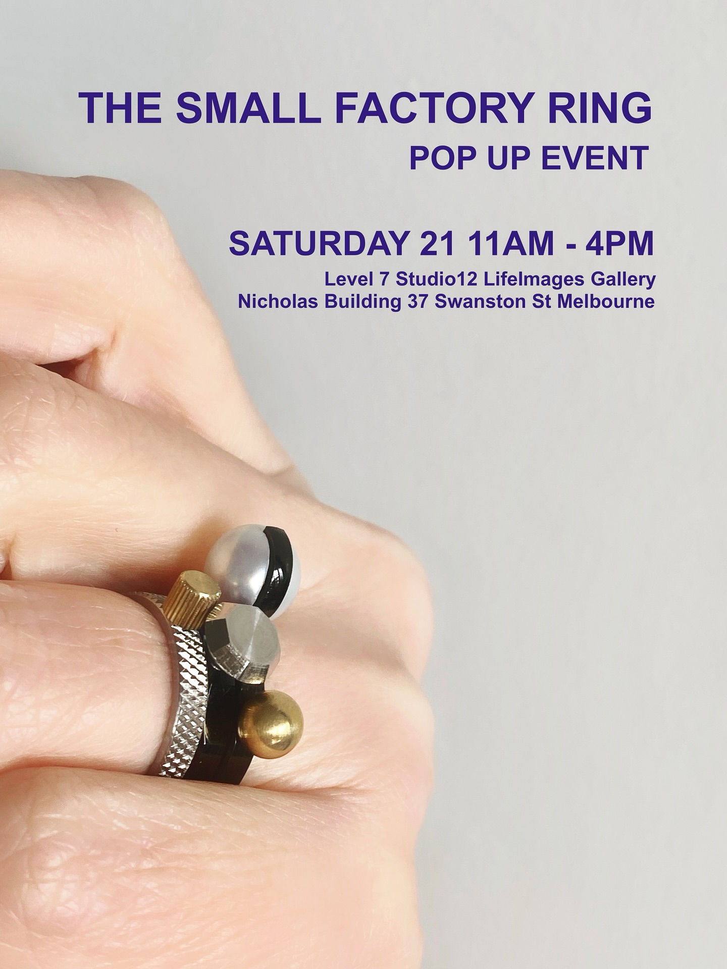 Hachigo project - THE SMALL FACTORY RING POP UP EVENT... | Facebook