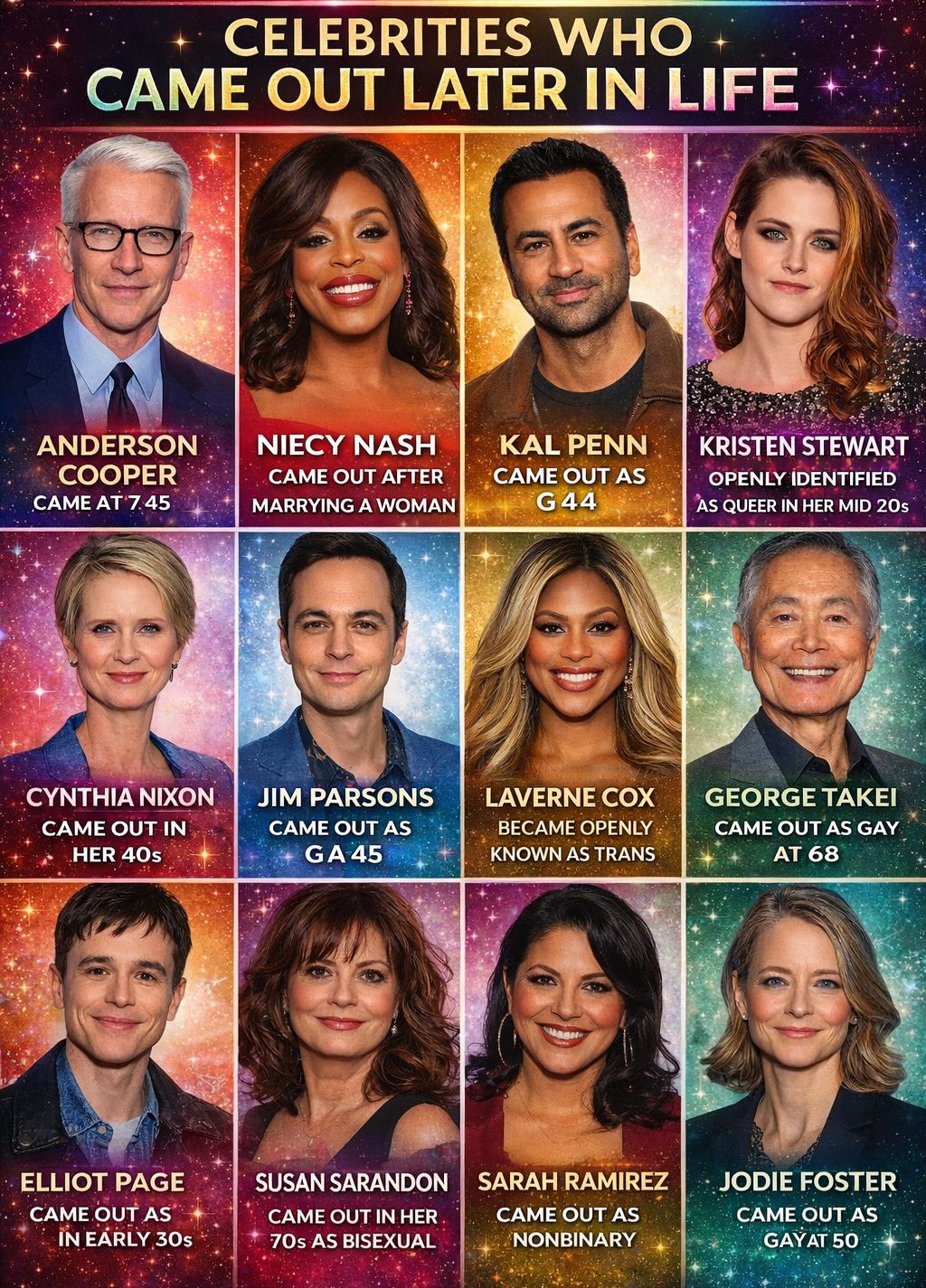 Naushad - Coming out has no deadline — and these celebrities proved it ...