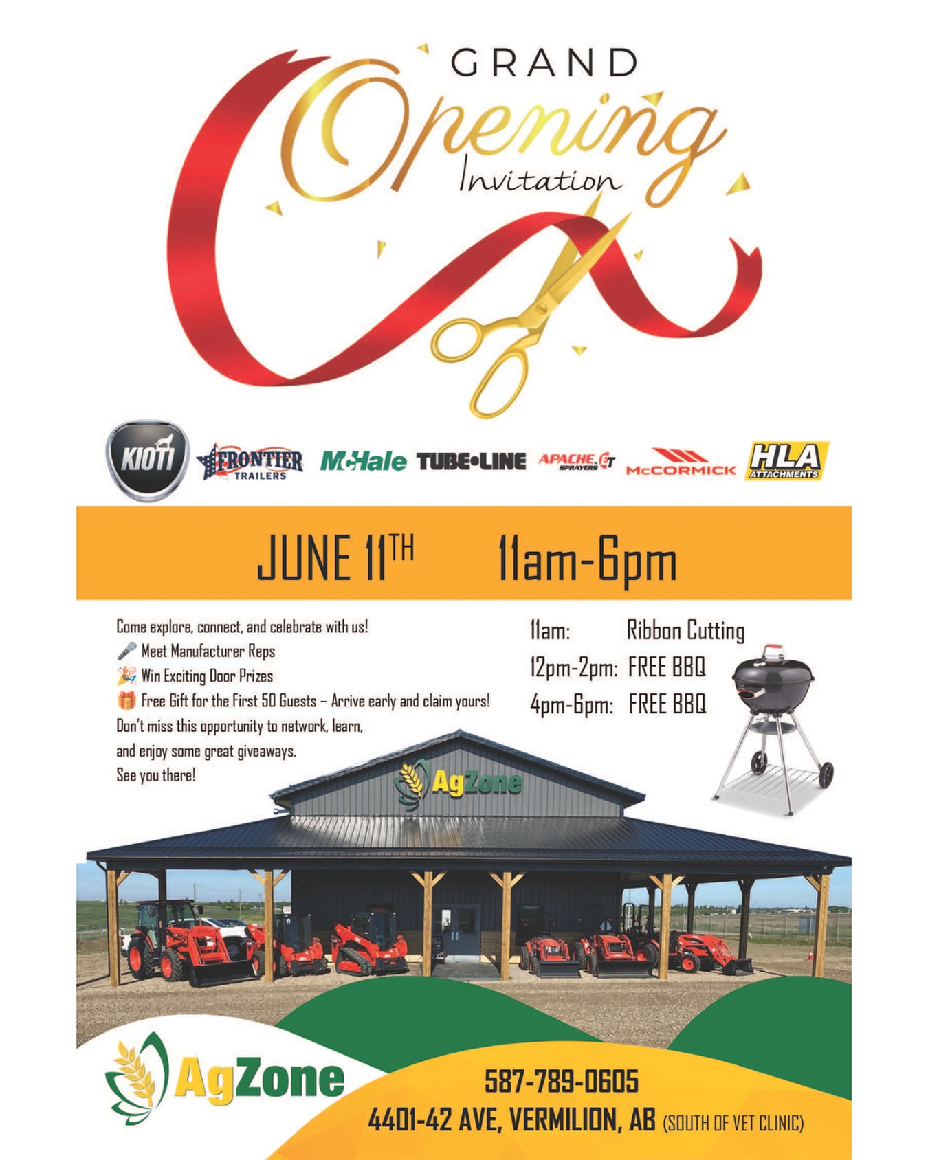 Agzone - You’re invited to the Grand Opening of AgZone’s Vermilion ...