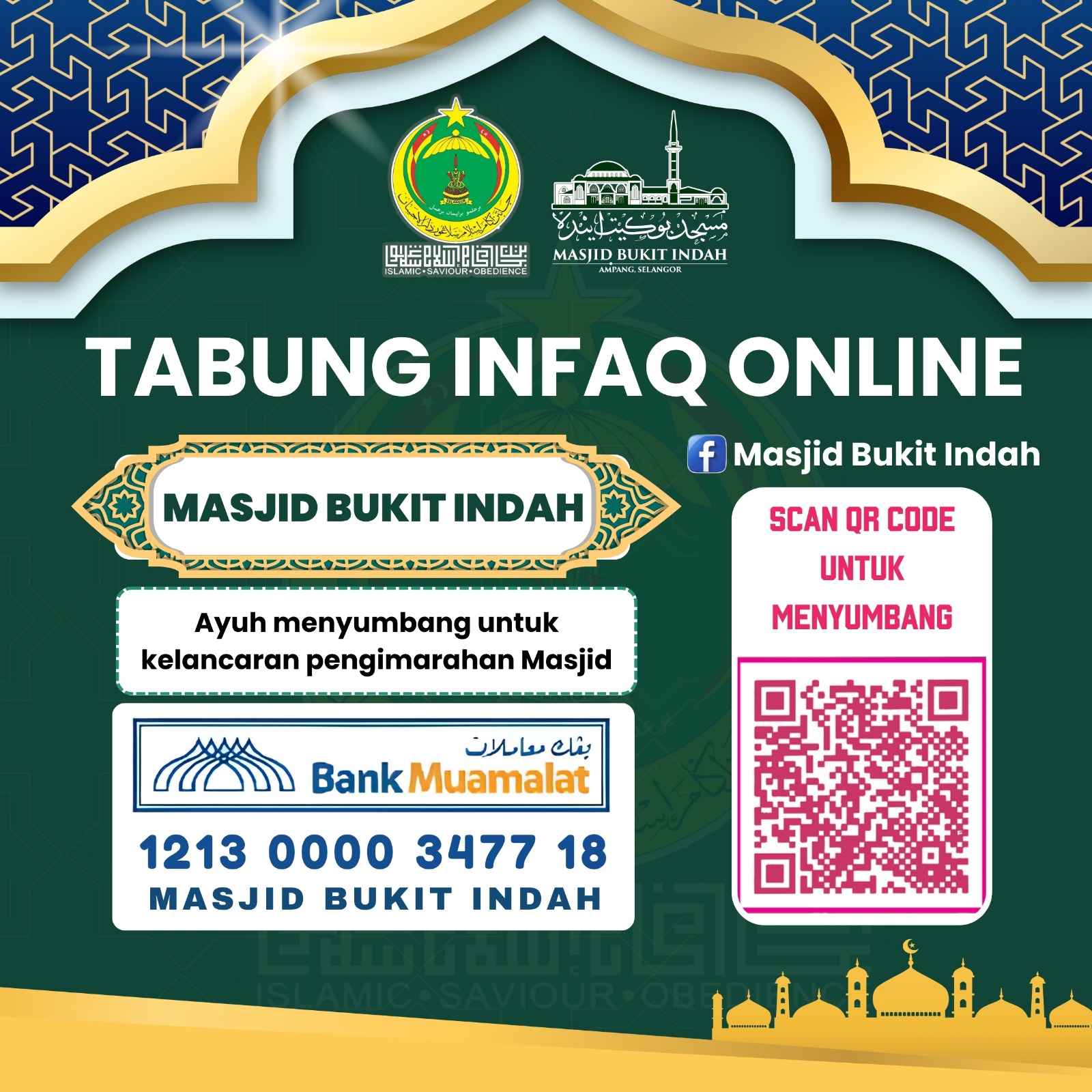 📢 Jom Rebut Pahala... - Masjid Bukit Indah, Ampang | Facebook