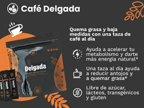 Cure Détox Café Delgada De 10 Jours – Marque TLC, Goût Café, Neuf Fermé