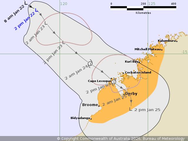 Perth - TROPICAL CYCLONE ADVICE NUMBER 2 Issued at 2:42 pm WST on ...