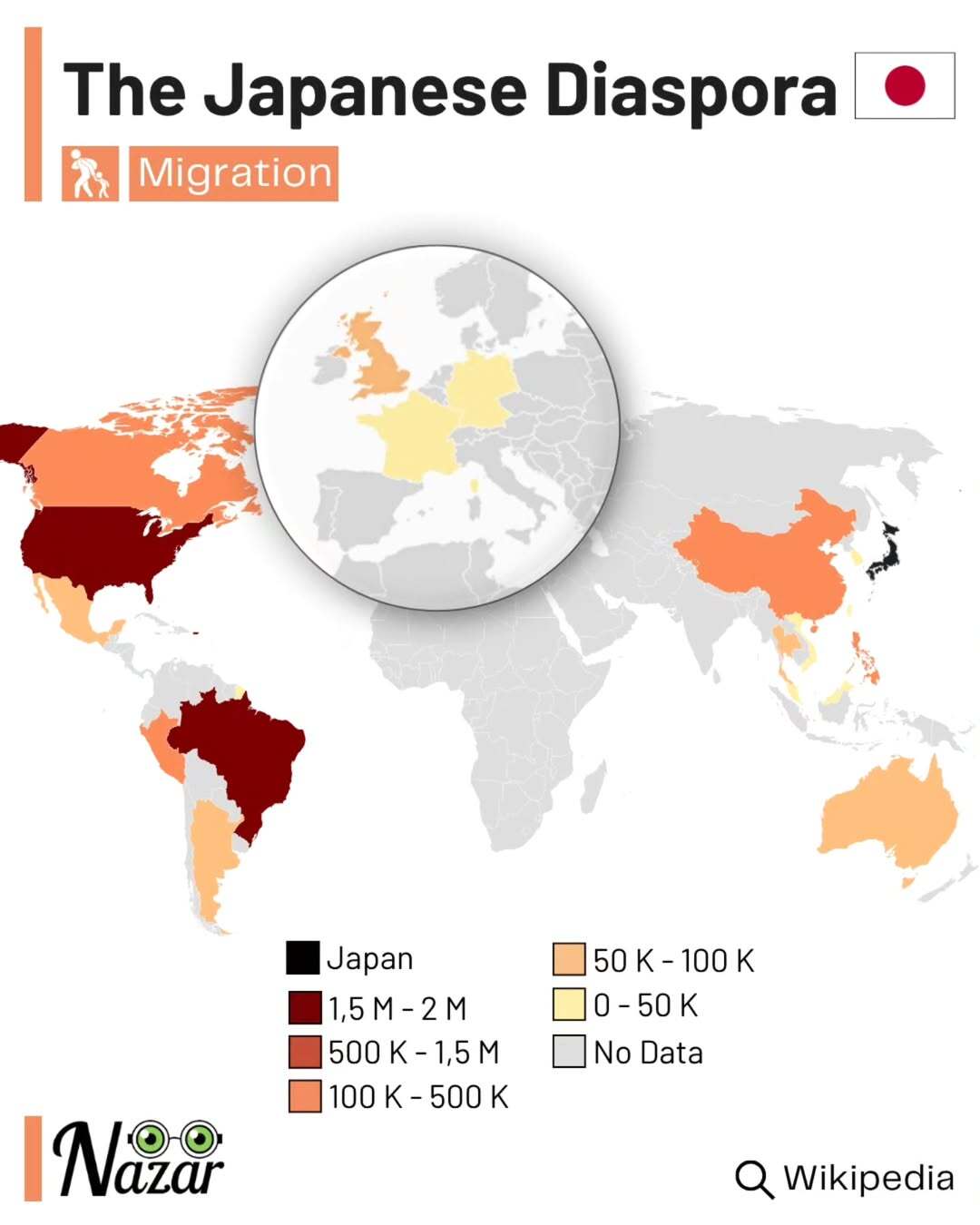 Brilliant Maps - The Japanese Diaspora | Facebook