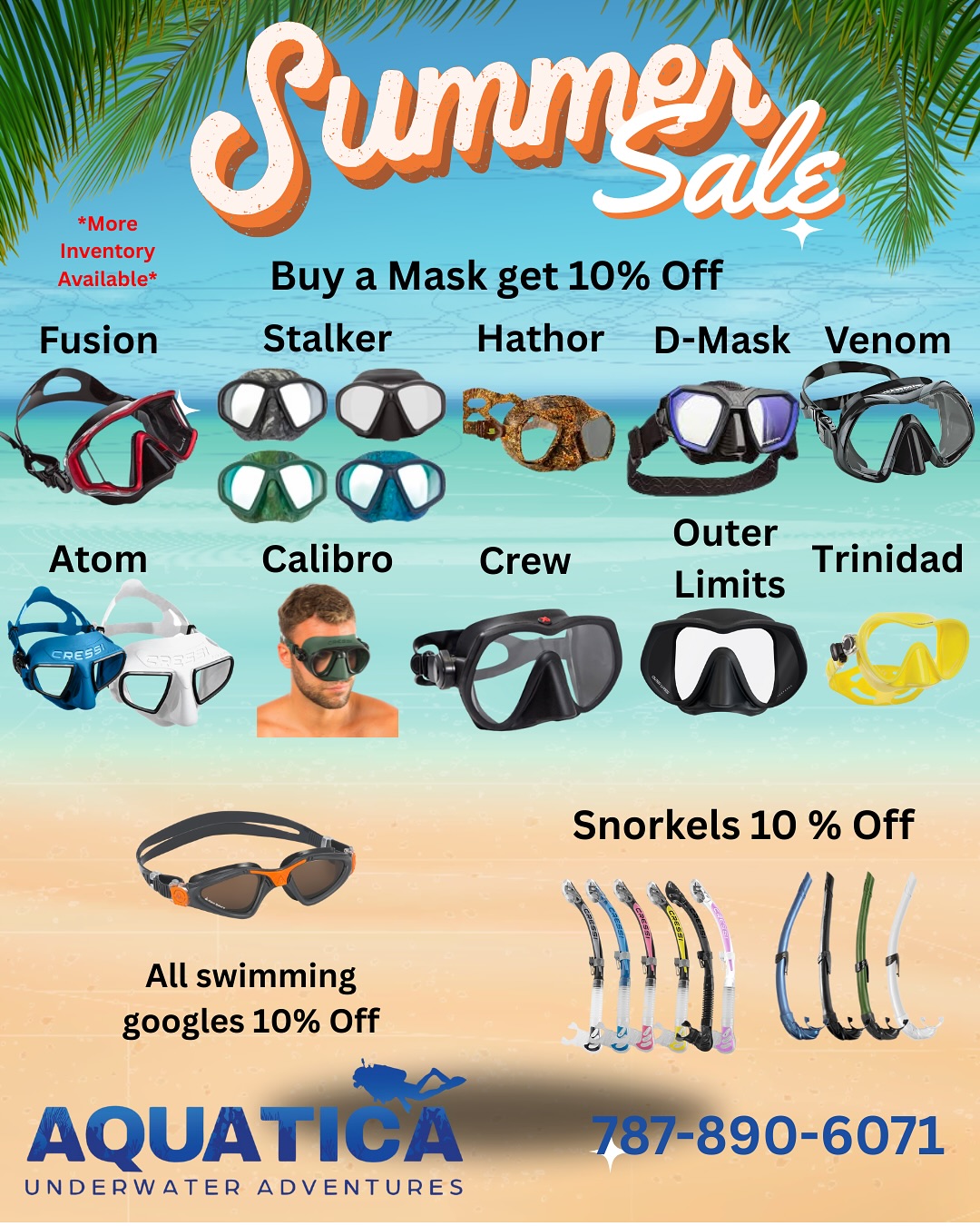 🌴 SUMMER SALE IS ON at Aquatica! 🌊 Get ready to dive into hot
