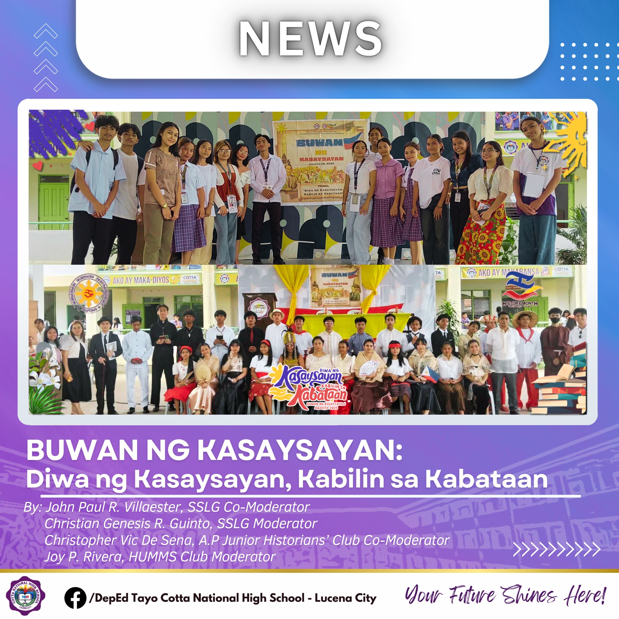 DepEd - The successful celebration of Buwan ng Kasaysayan 2025 last ...
