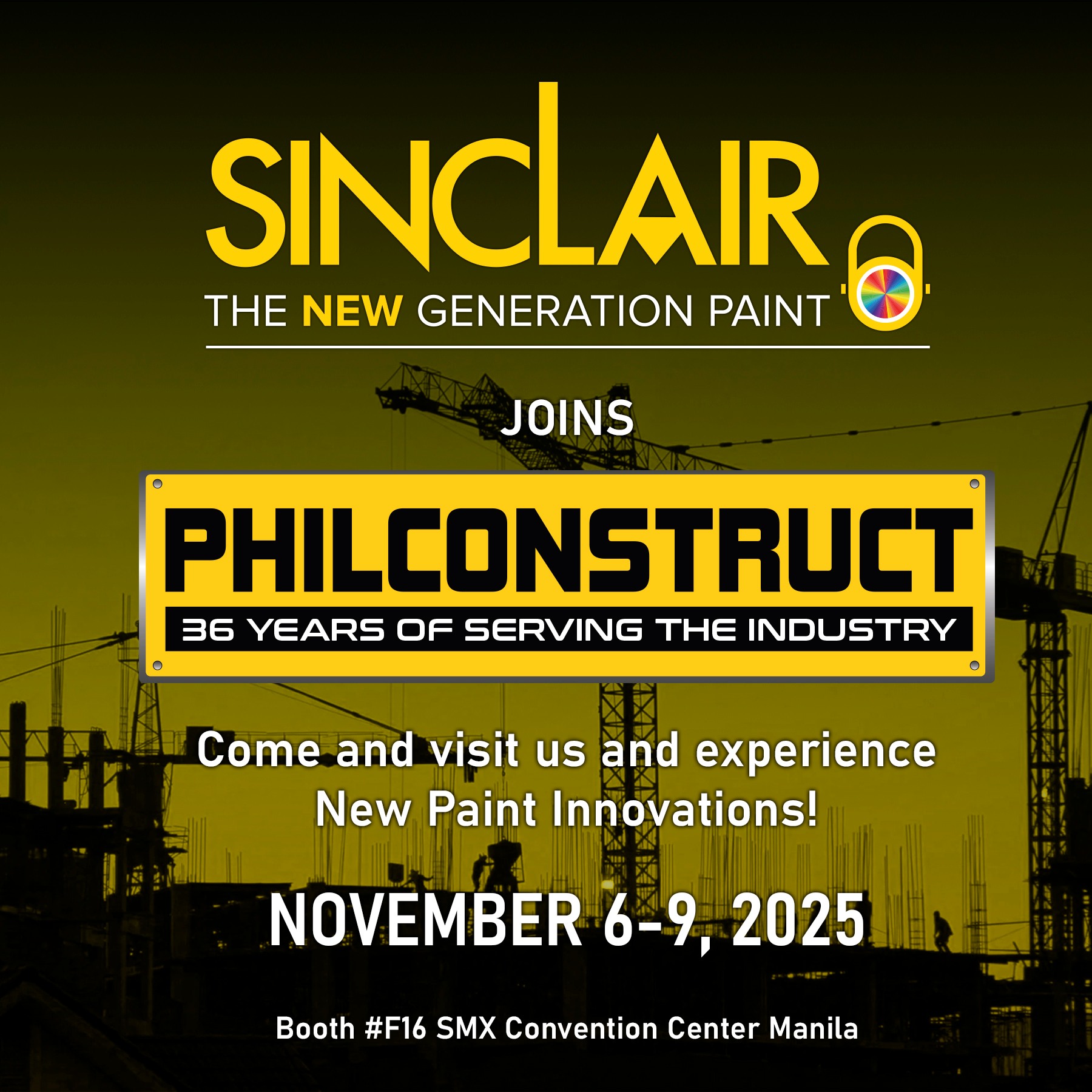 Sinclair Paints - See the Future of Paint at PHILCONSTRUCT... | Facebook