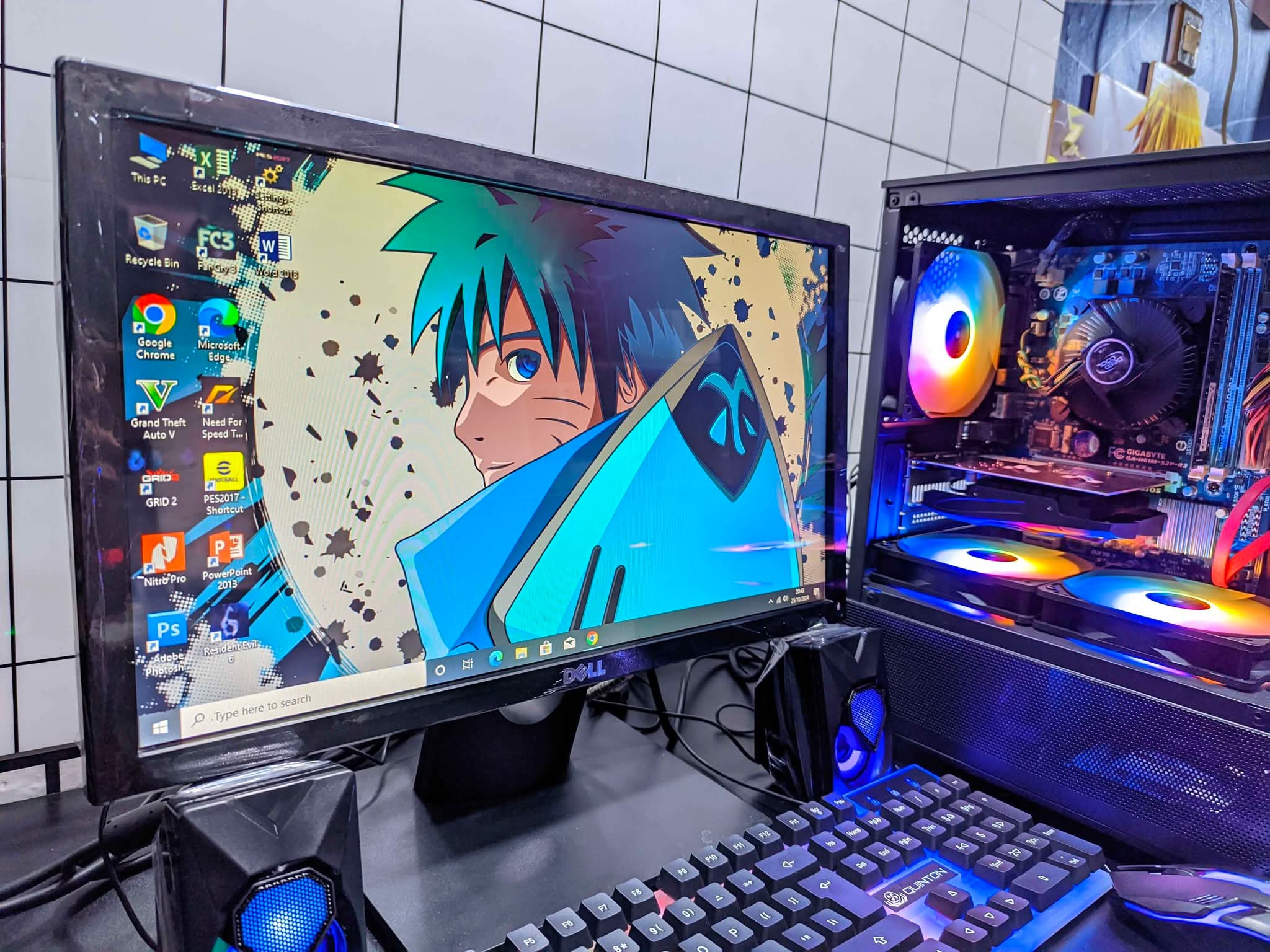 PC GAMING GARANSI i7 - 3770 | RAM 16GB | SSD 256GB | AMD RADEON R7 350 ...