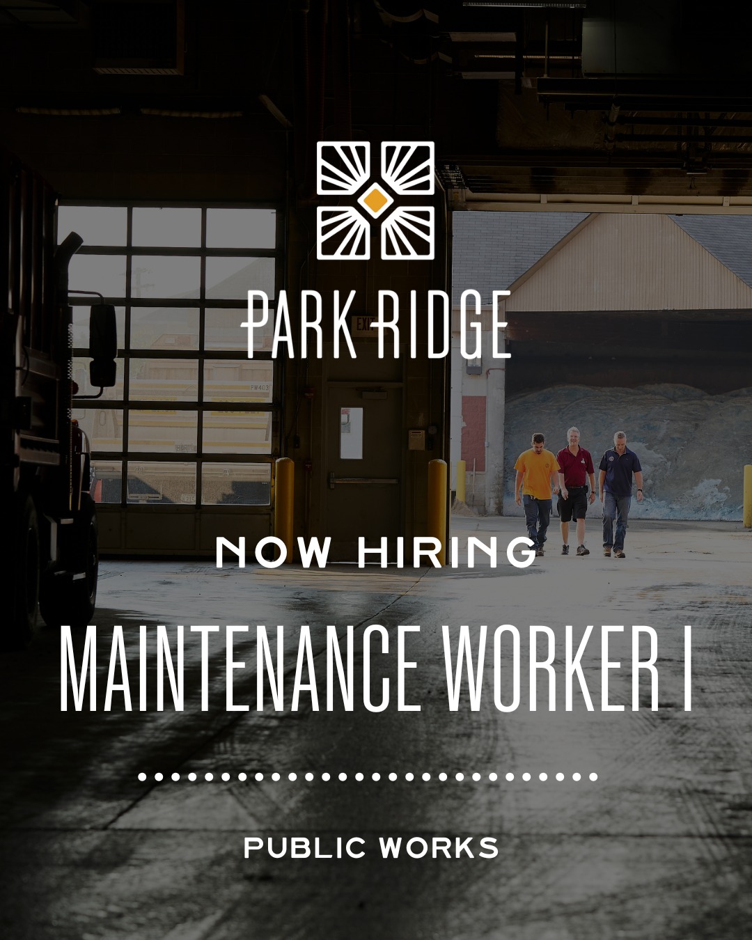 City - 💪 Join the Public Works Team! We’re hiring a Maintenance Worker ...