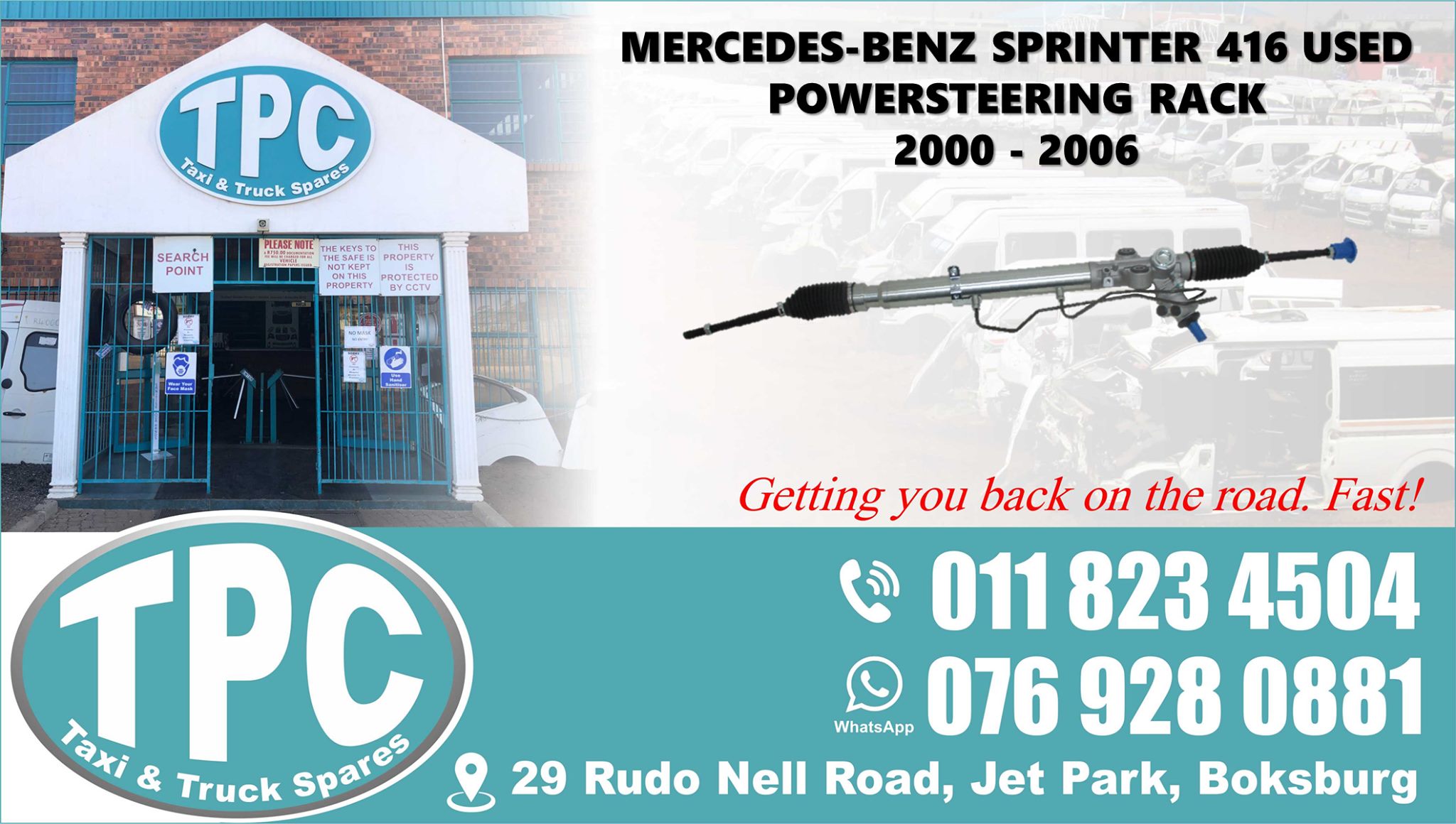 Mercedes-Benz Sprinter 416 Used... - TPC - Taxi Part Centre | Facebook