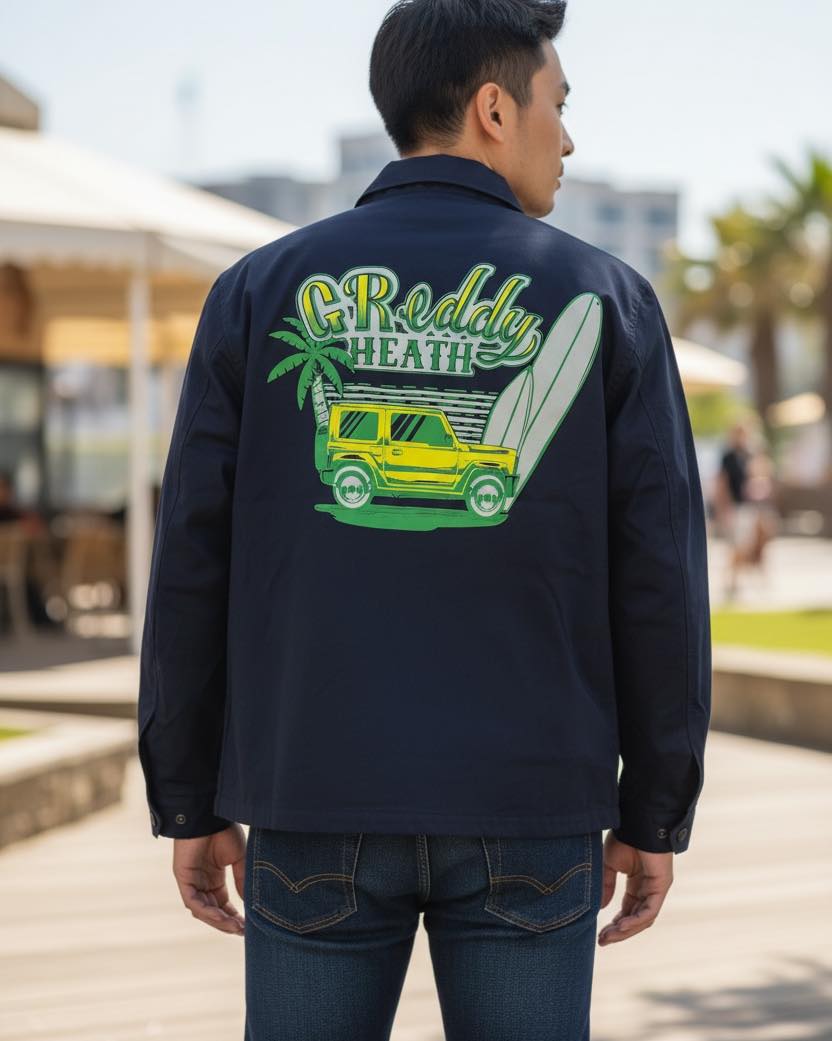 GReddy HEATH コラボ コーチジャケット ベージュ Sサイズ 新品 HEATH