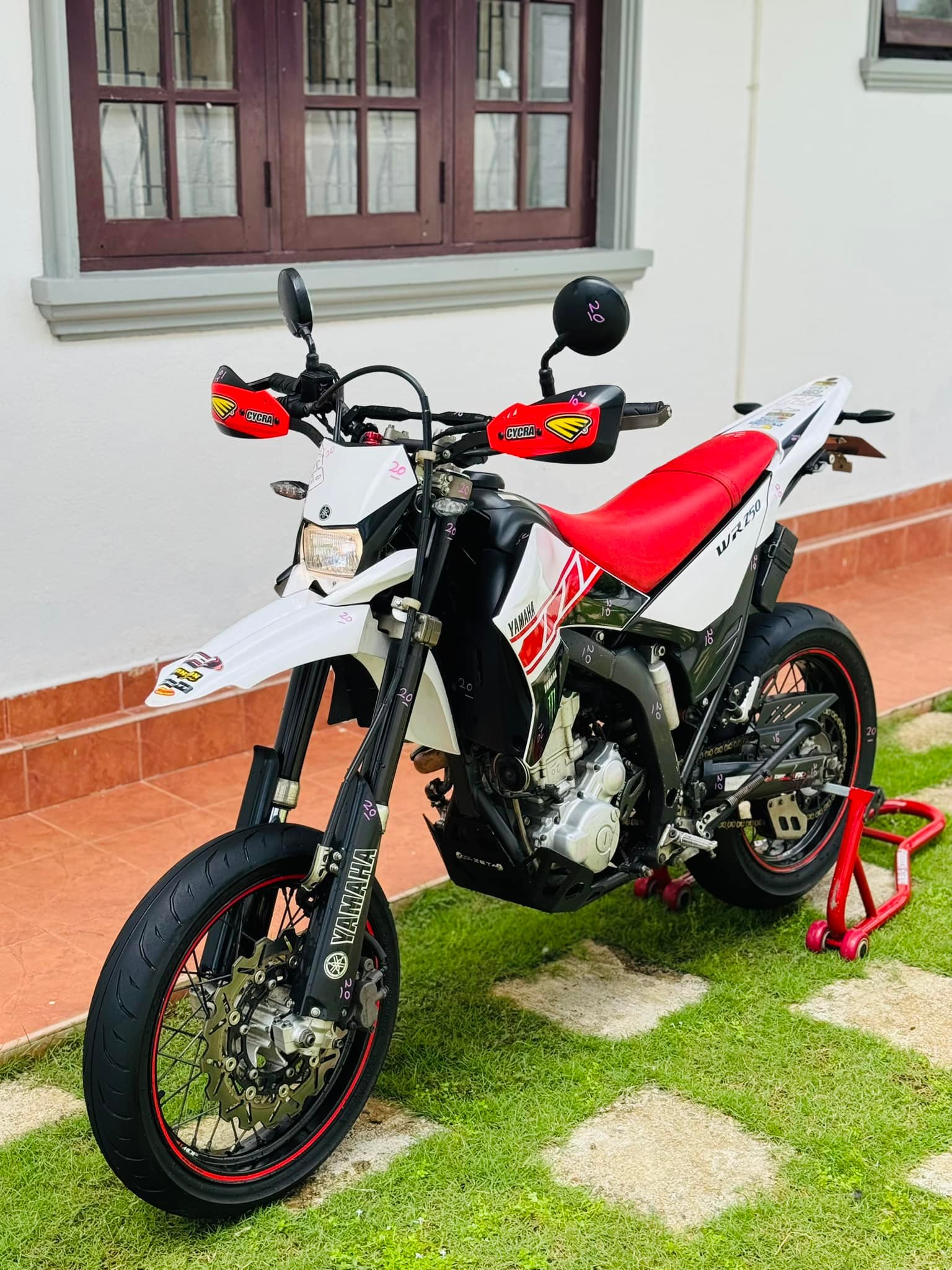 レブル250 -500アンダーカウル Diablo V1 📍Yamaha WR250X 📍Just fitted 📍Protaper handle 📍Zeta clutch