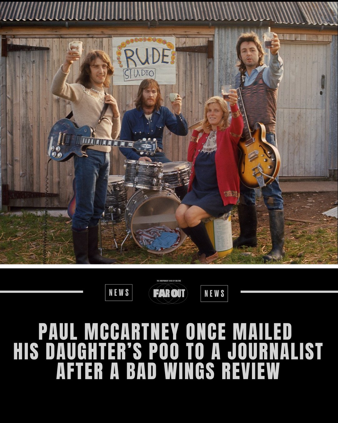 Far - A member of Wings has claimed Paul McCartney once mailed his ...
