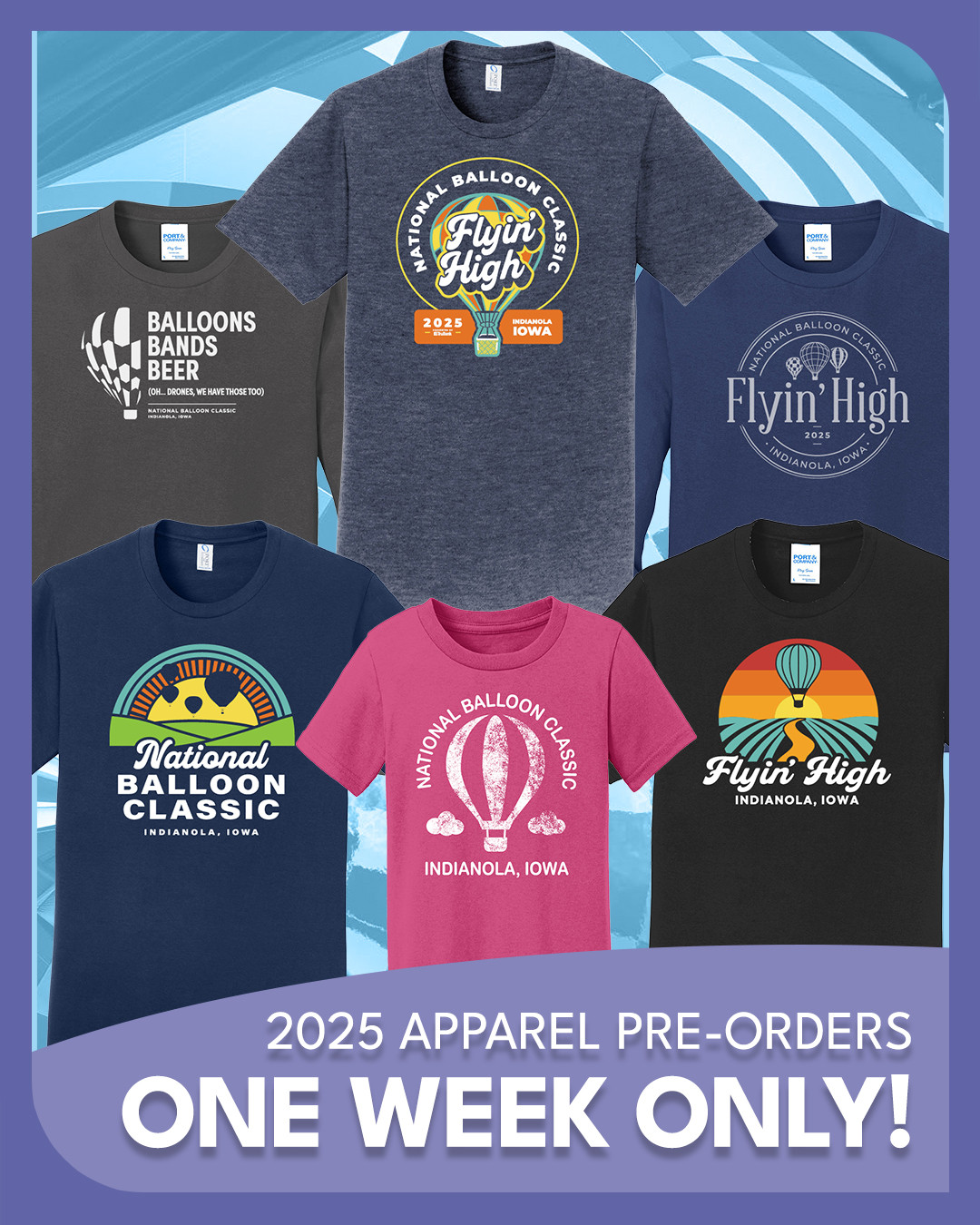 National Balloon Classic 2025 apparel pre-order