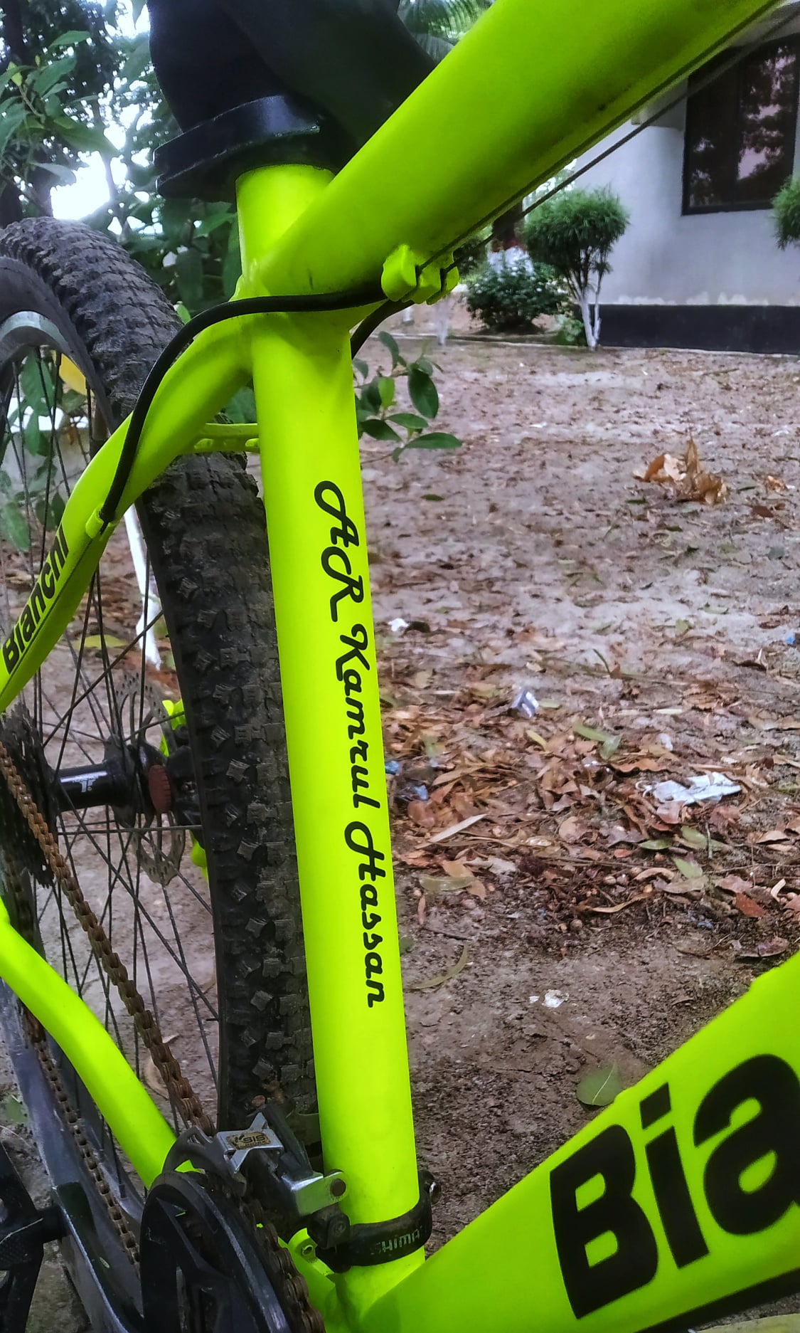 Custom mtb cockpit paint by Bikesmith