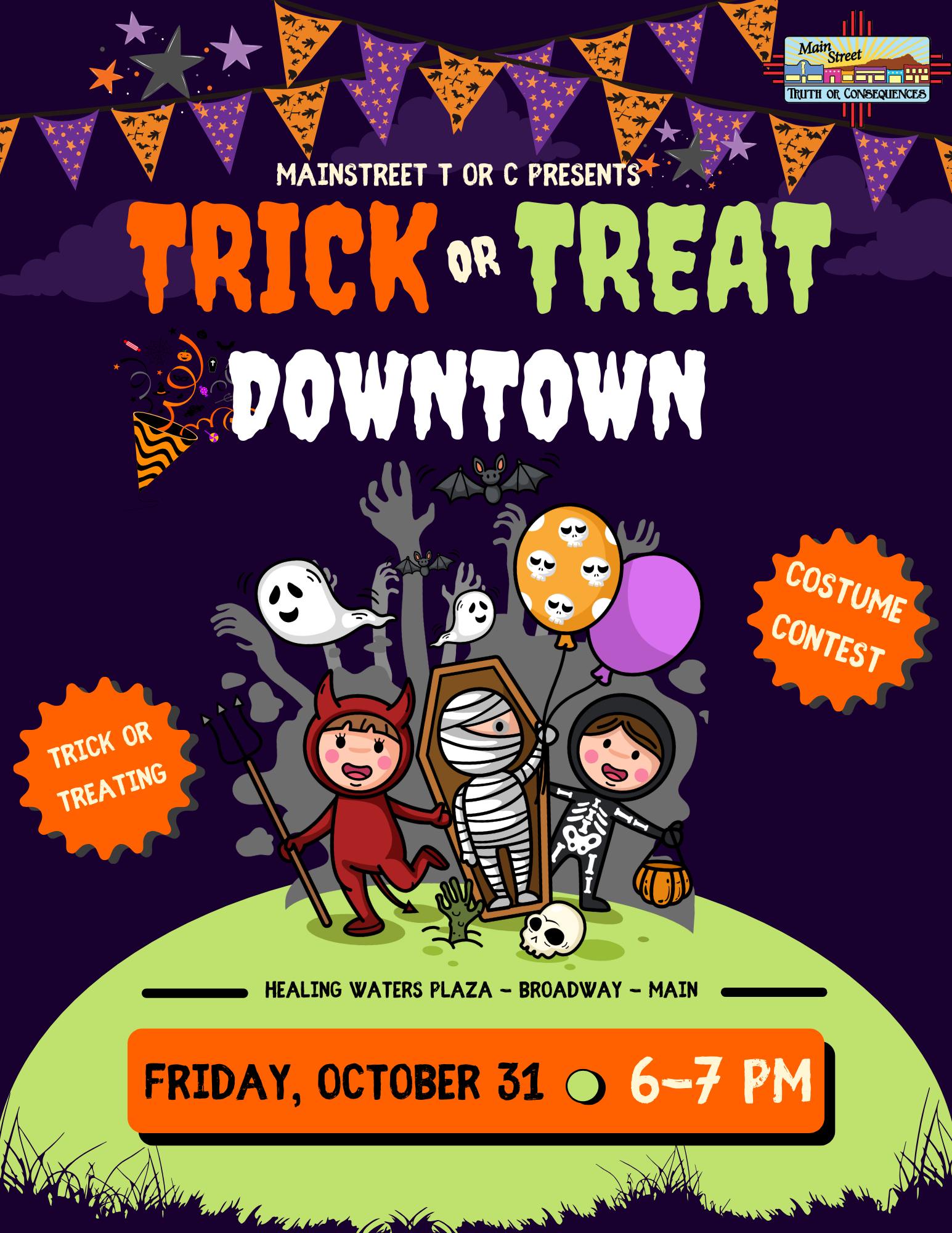 MainStreet - Tomorrow! Trick or Treat Downtown will take place on ...