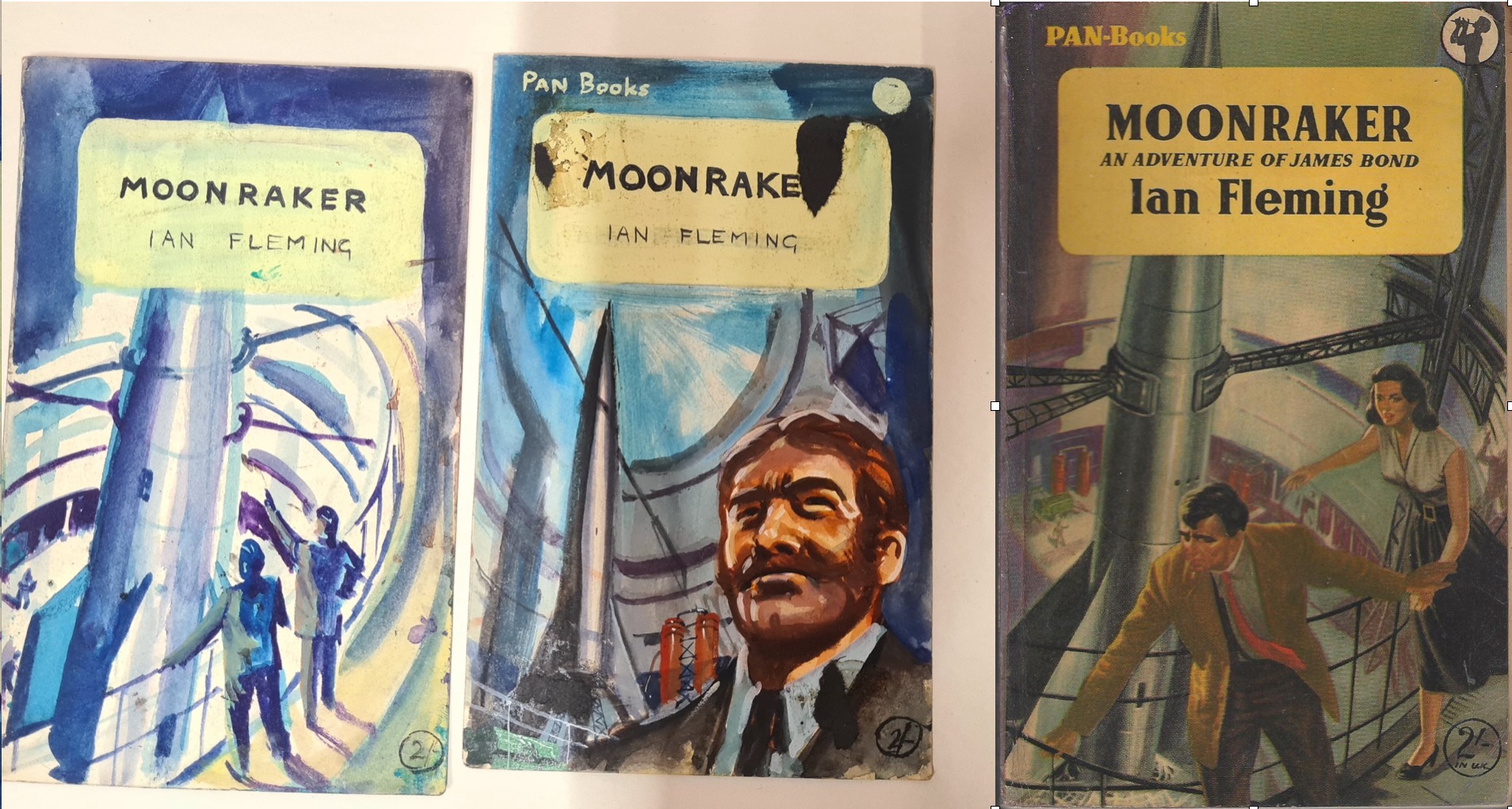 Josh - We found two preliminary paintings of Josh Kirby's iconic # ...
