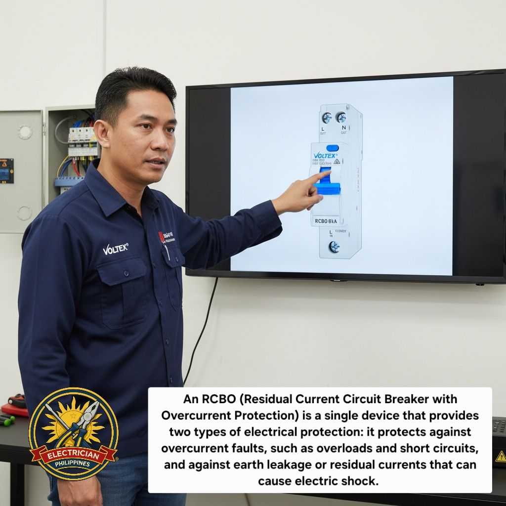Electrician - An RCBO (Residual Current Circuit Breaker with ...