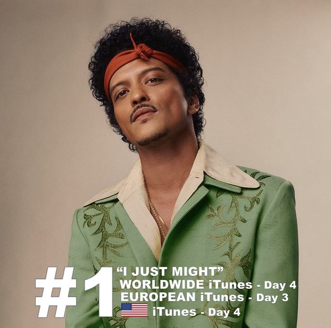 Bruno Mars has released the lead single “I Just Might” from his