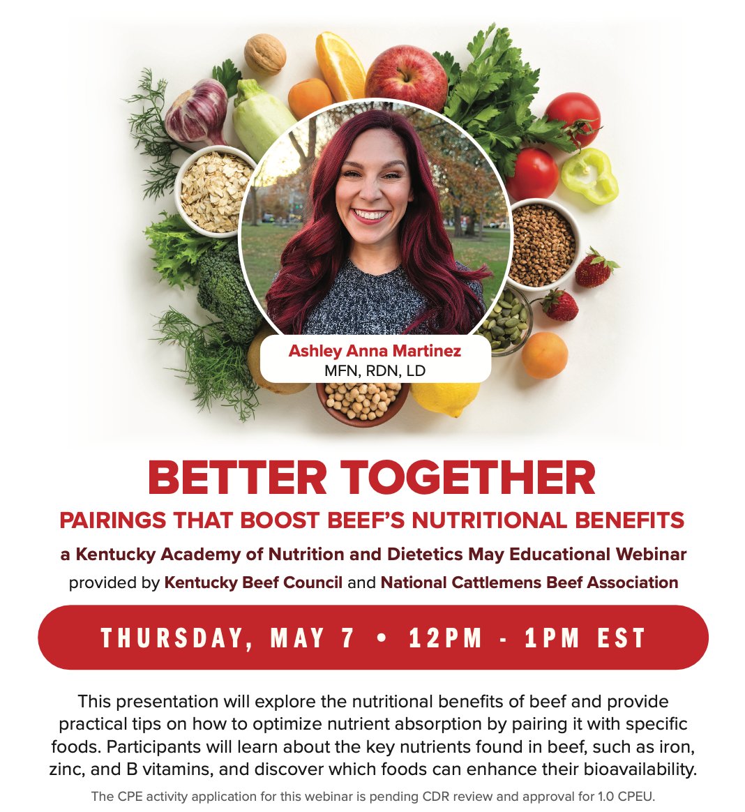 Optimizing beef's nutritional benefits through food pairings
