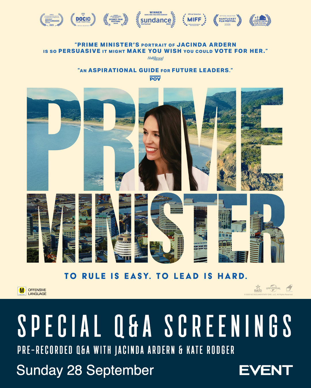 Event - Experience an in-depth look at Jacinda Ardern’s journey as ...