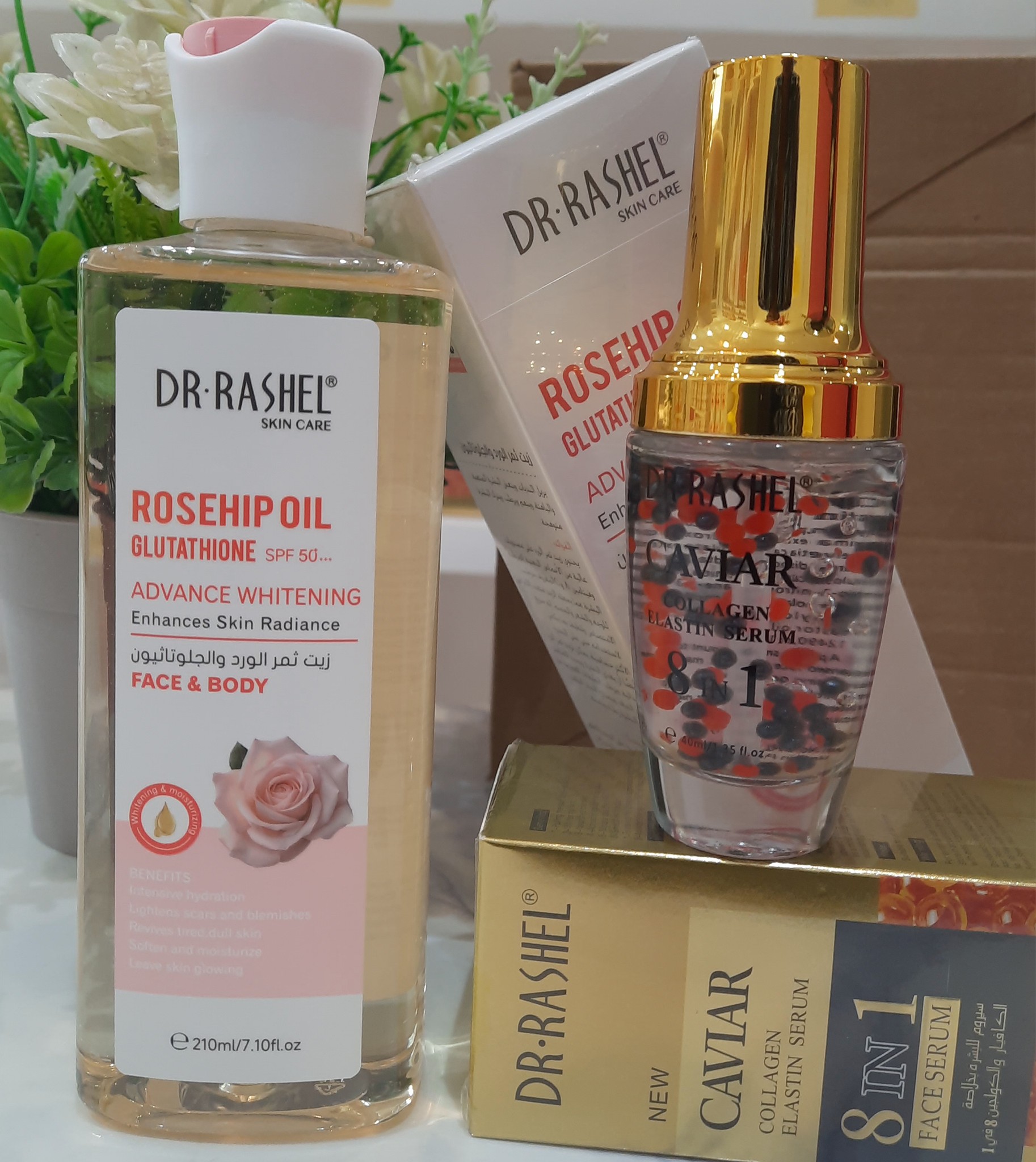 Tiem - 💥💥 Kit rajeunissant🥰🥰 Huile rose musquée et glutathione + Sérum ...