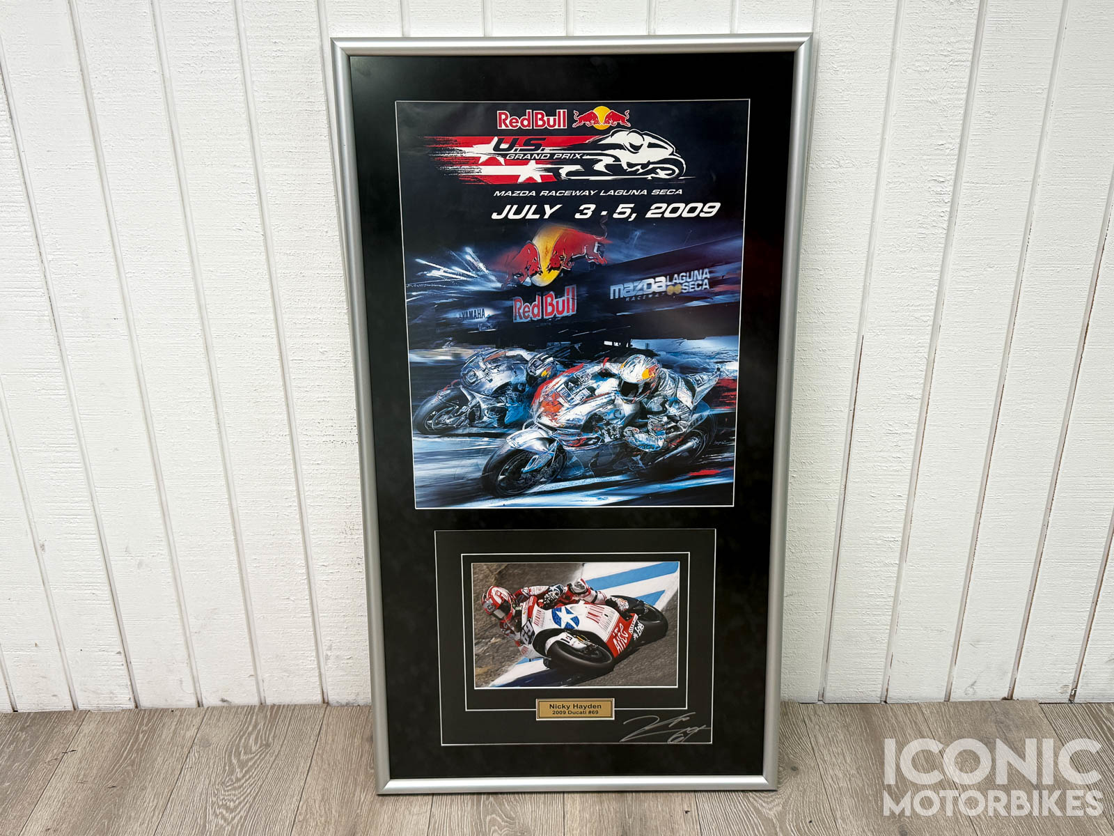 Iconic's 1st auction going live today: an autographed piece of