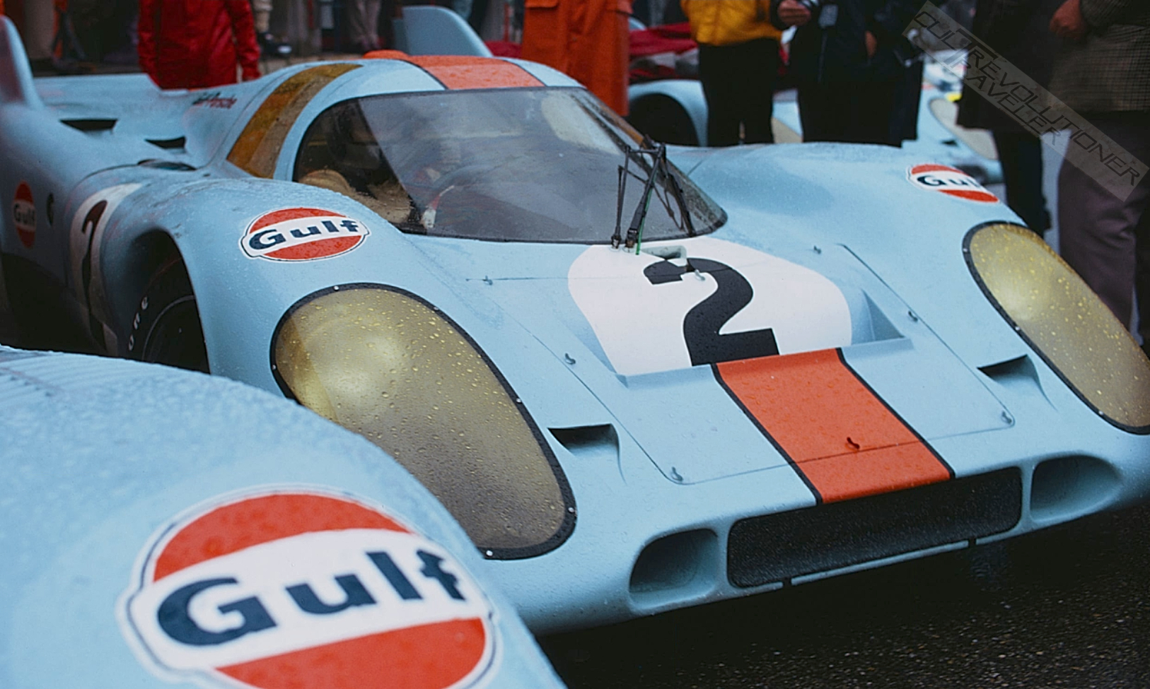 Year 1971 Monza 1000 KM. Rodriguez / Oliver, - Porsche 917K in the