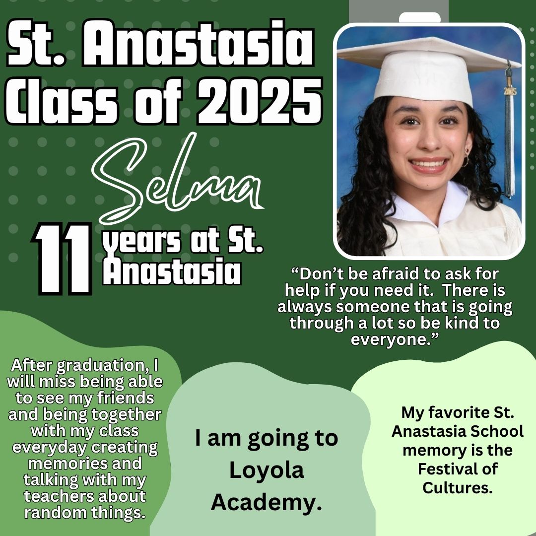 Here is today's Class of... - St. Anastasia Catholic School | Facebook