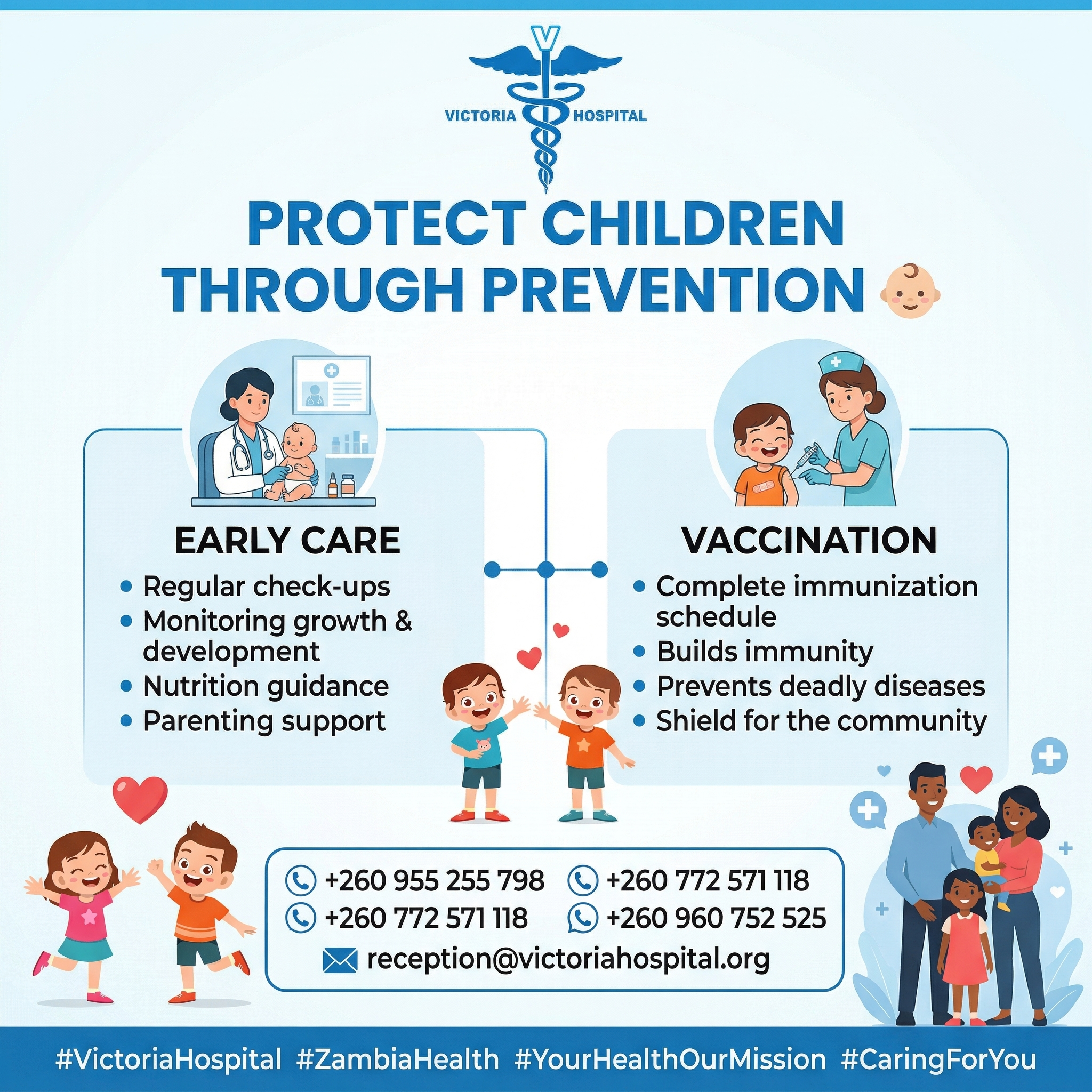 Protect Children Through Prevention 👶 Early care and vaccination