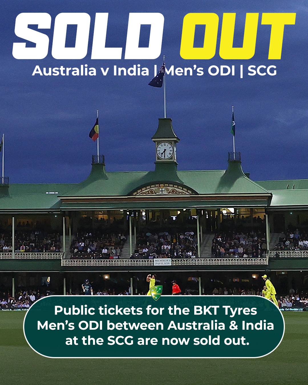 Cricket - Sydney is going to be rocking tomorrow 🤩 #AUSvIND | Facebook