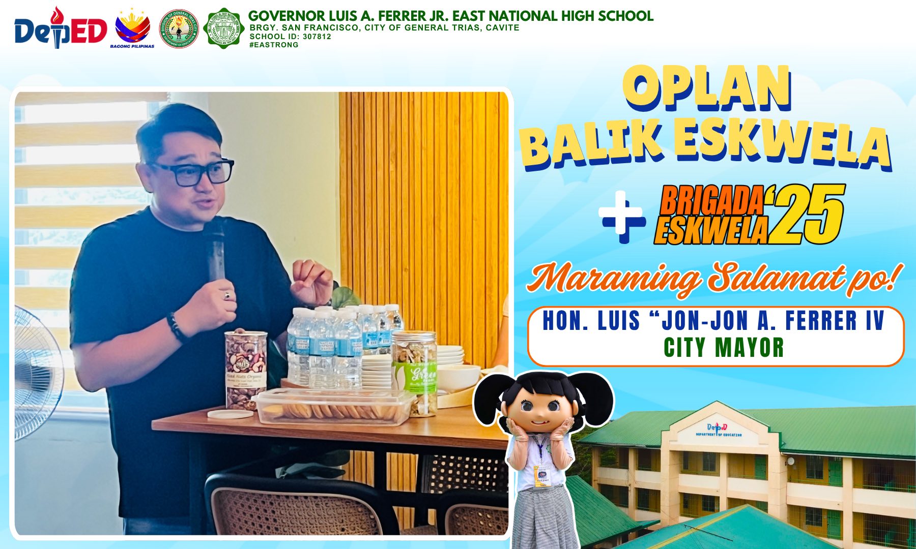 DepEd Tayo Governor Luis A. Ferrer Jr. East NHS - General Trias City ...