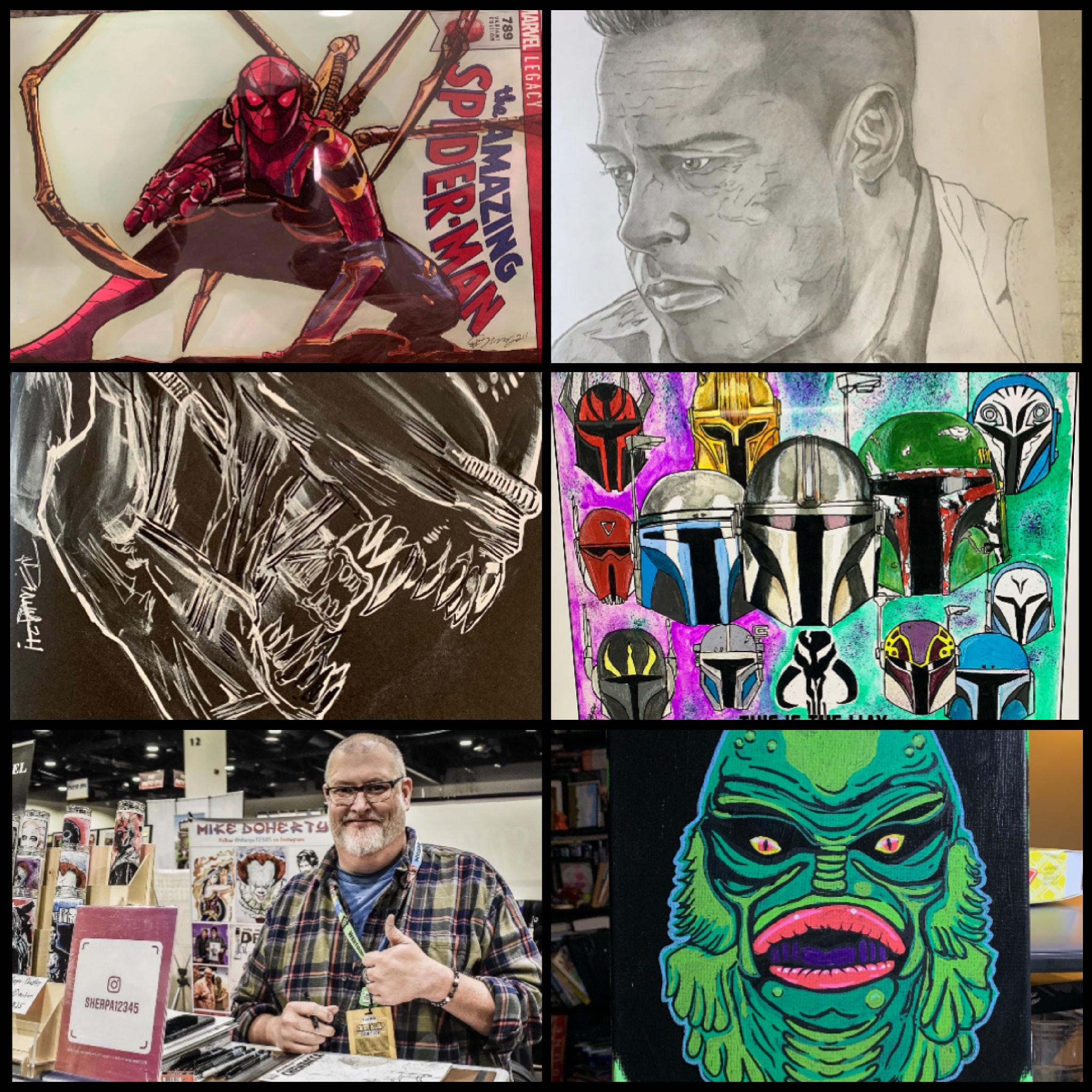MonstahXpo - Mike Doherty is a local comic book pop culture artist who ...