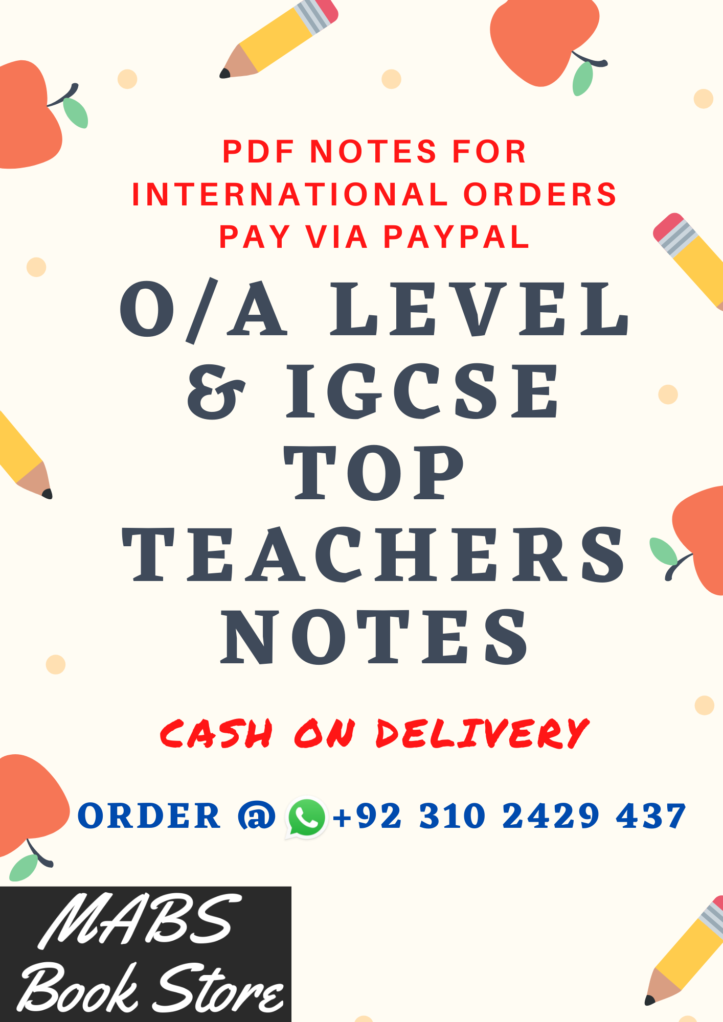 MABS Book Store O/A Level and IGCSE | Karachi