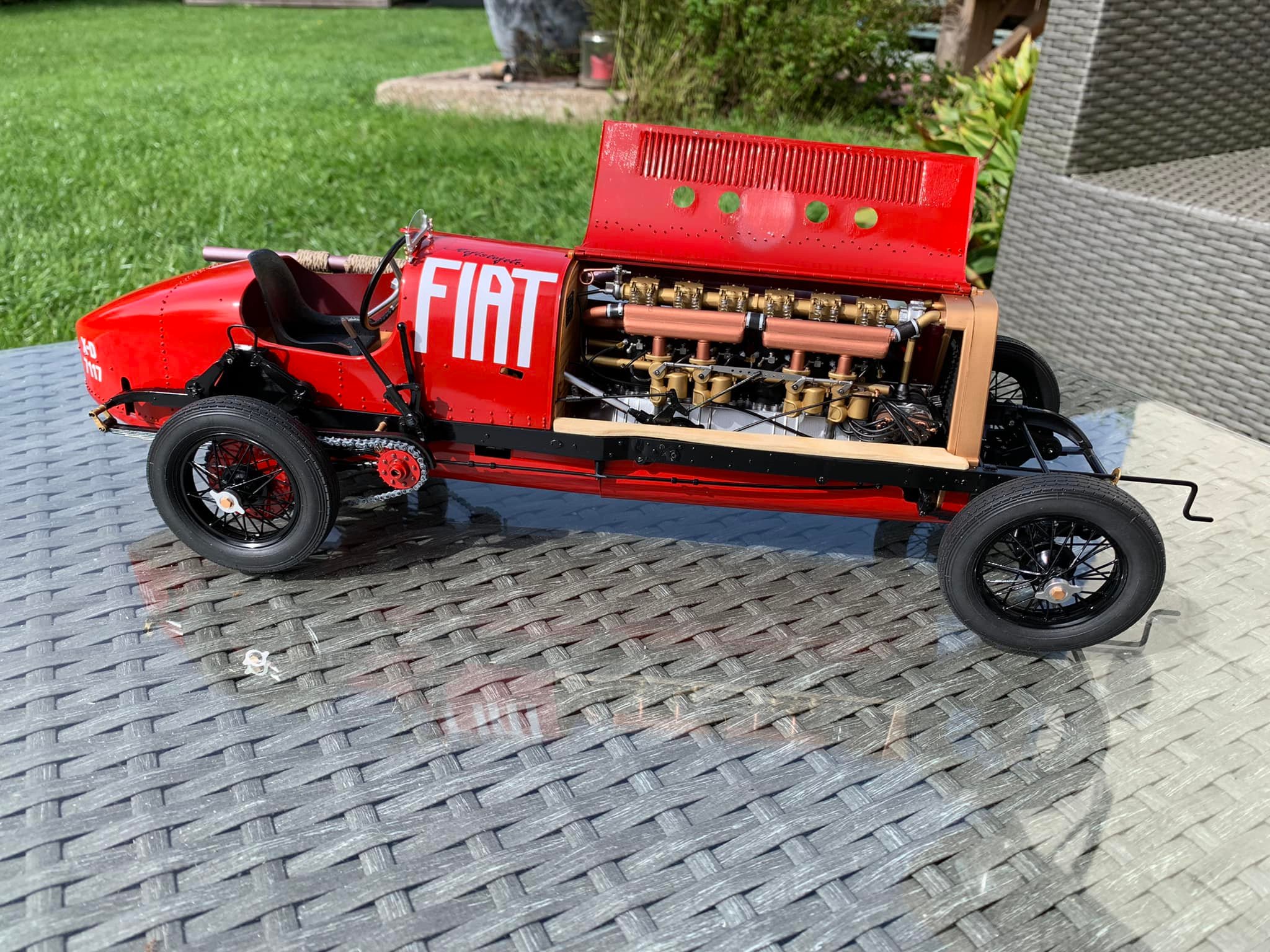 From Alessandro Piazzai : Fiat Mefistofele 1:12 scale Send your