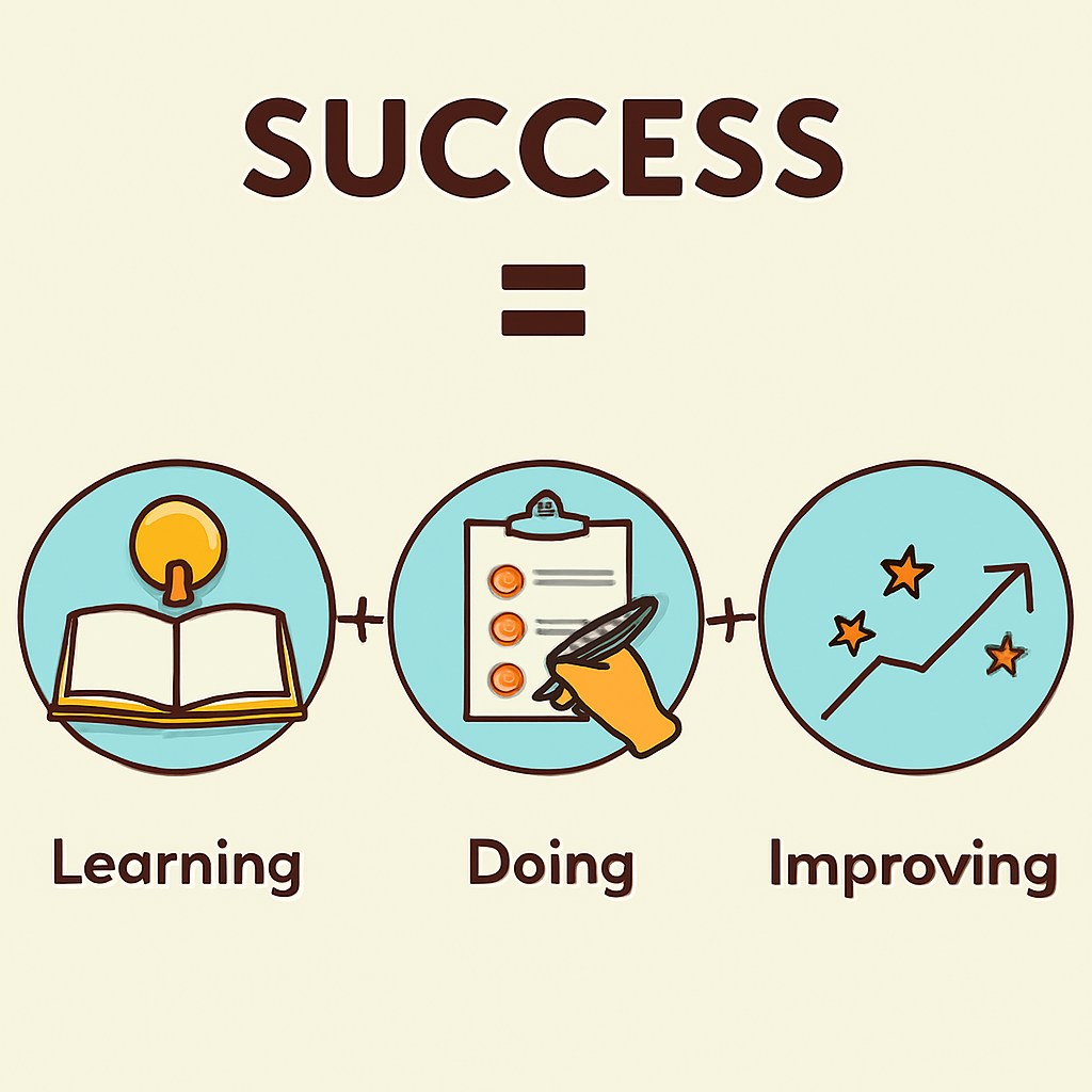 Lean - 👉 Learn → Do → Improve → Repeat The more you repeat this cycle ...
