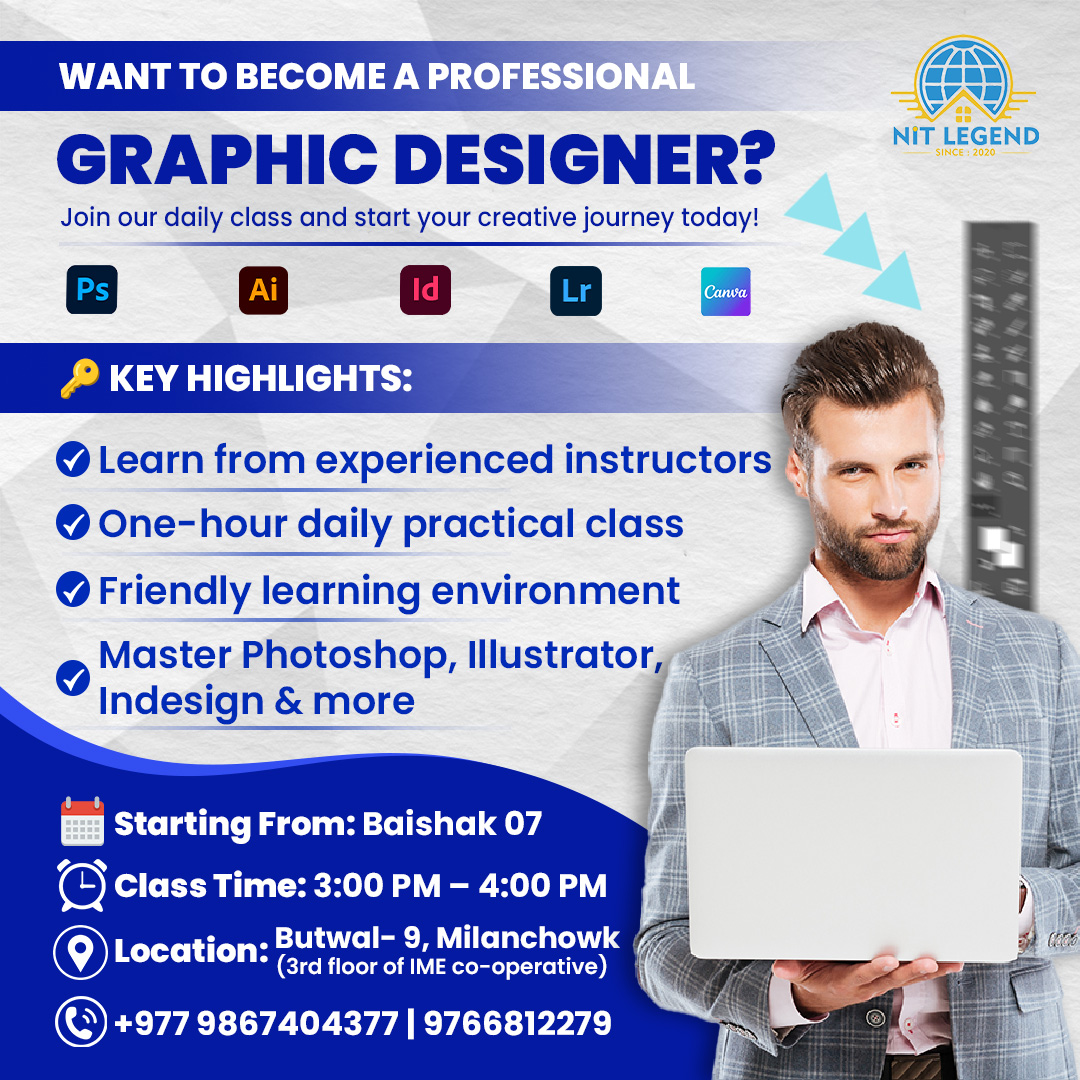 NITLegend - 🎨 Become a Professional Graphic Designer – New Class Starts ...