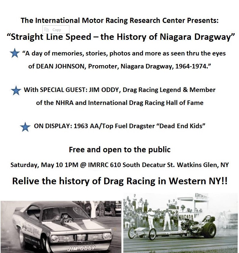 WETM - Special Niagara Dragway racing history event coming to ...