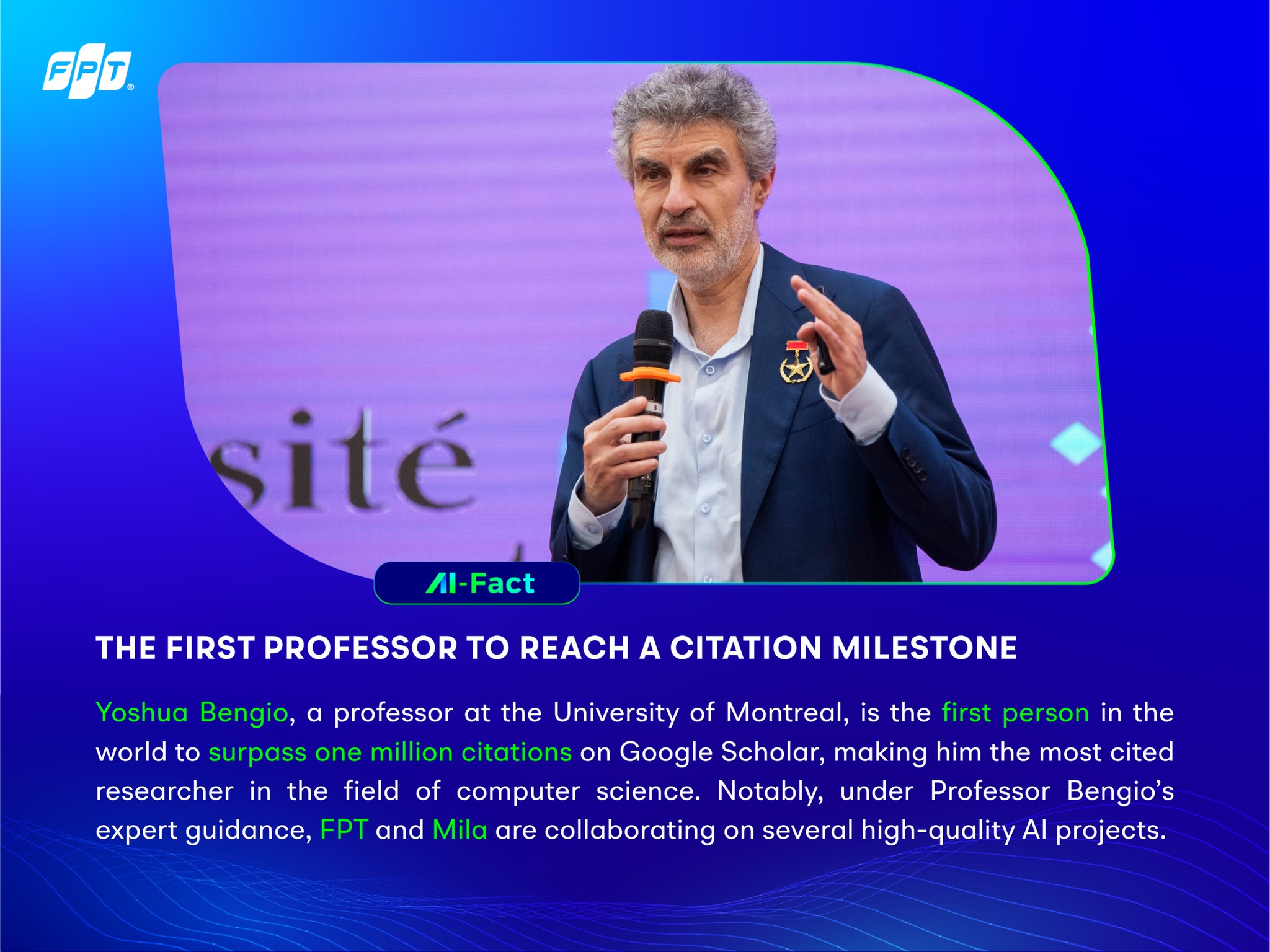 FPT - The First Scientist to Reach One Million Citations in Computer ...