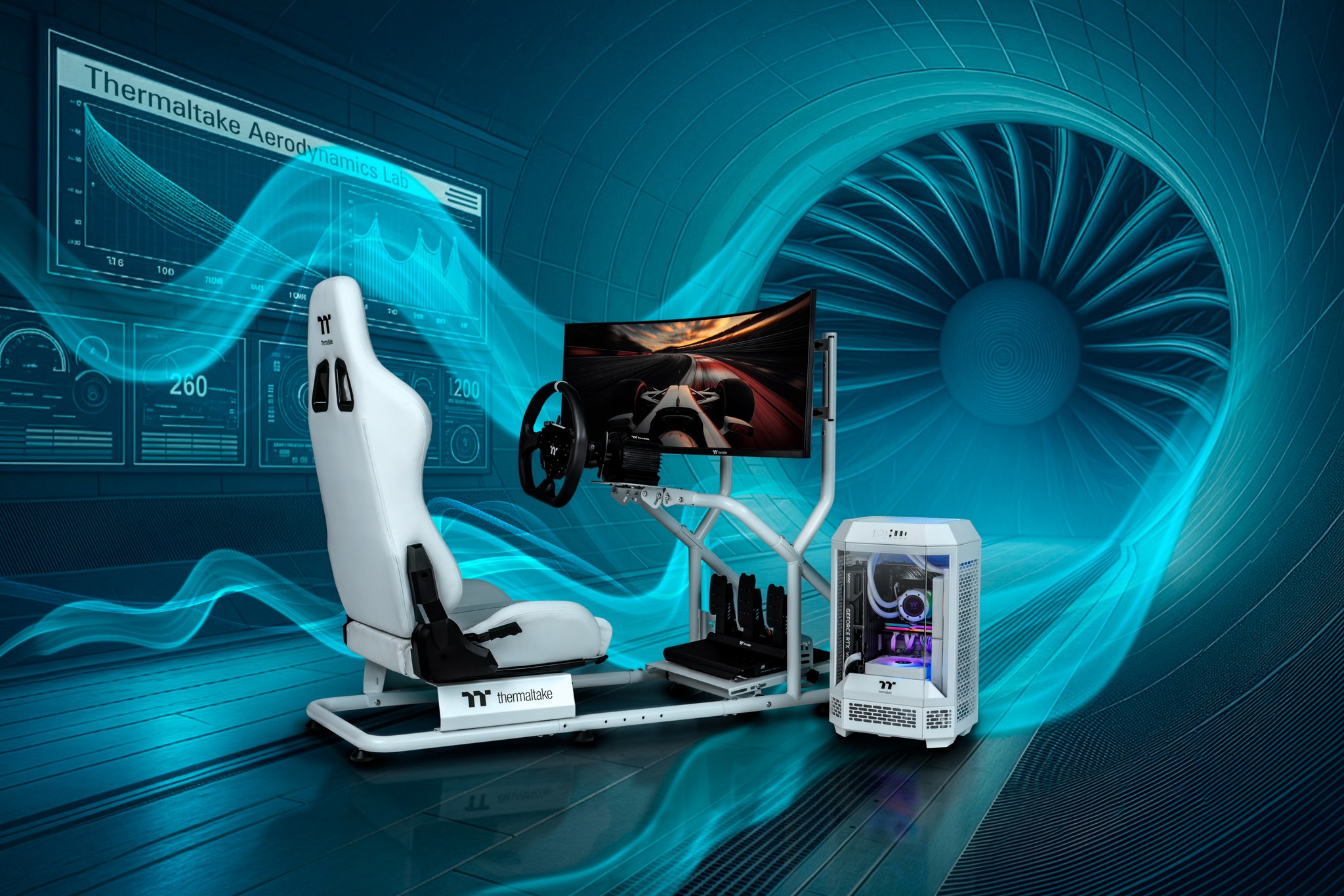 Thermaltake - 🏁 Ready. Set. Race. 🏎️🔥 The Thermaltake GR300 Simulator ...